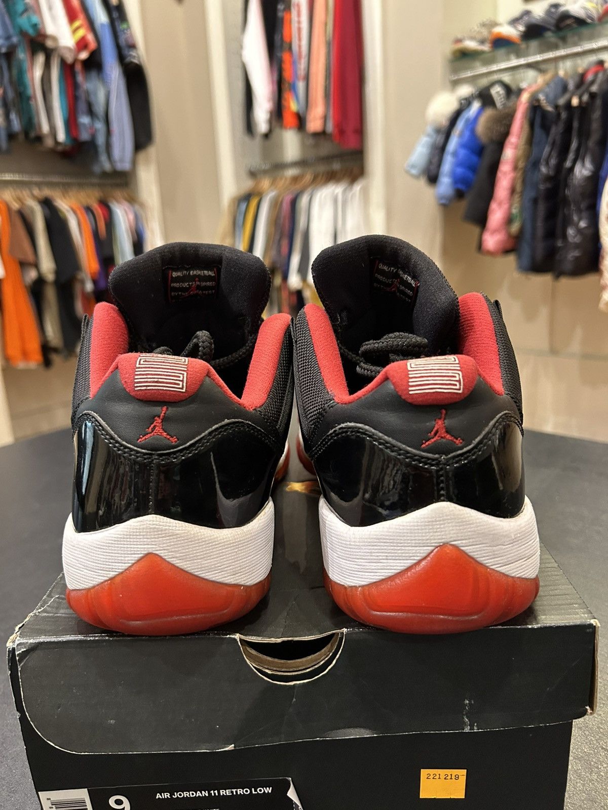 Jordan Brand Jordan 11 Retro Low ‘Bred’ Size US 9 / EU 42 - 3 Thumbnail