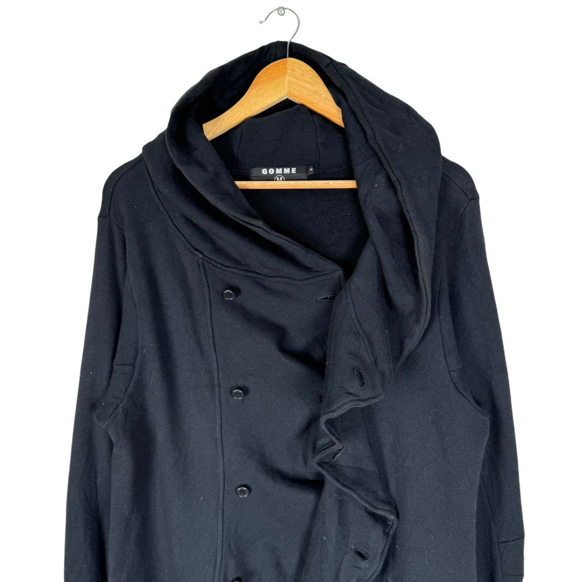 gomme ☀️GOMME HOMME ASYMMETRIC HOODIE SWEATER Size US M / EU 48-50 / 2 - 4 Thumbnail