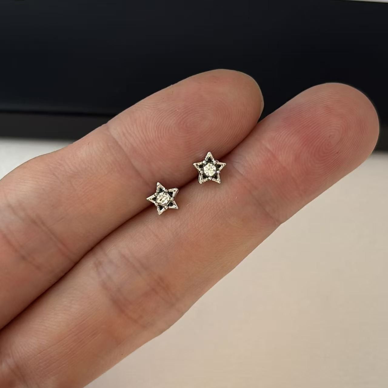Other 6mm Small Mini CZ Star Stud Earrings for Men Women Size ONE SIZE - 6 Thumbnail