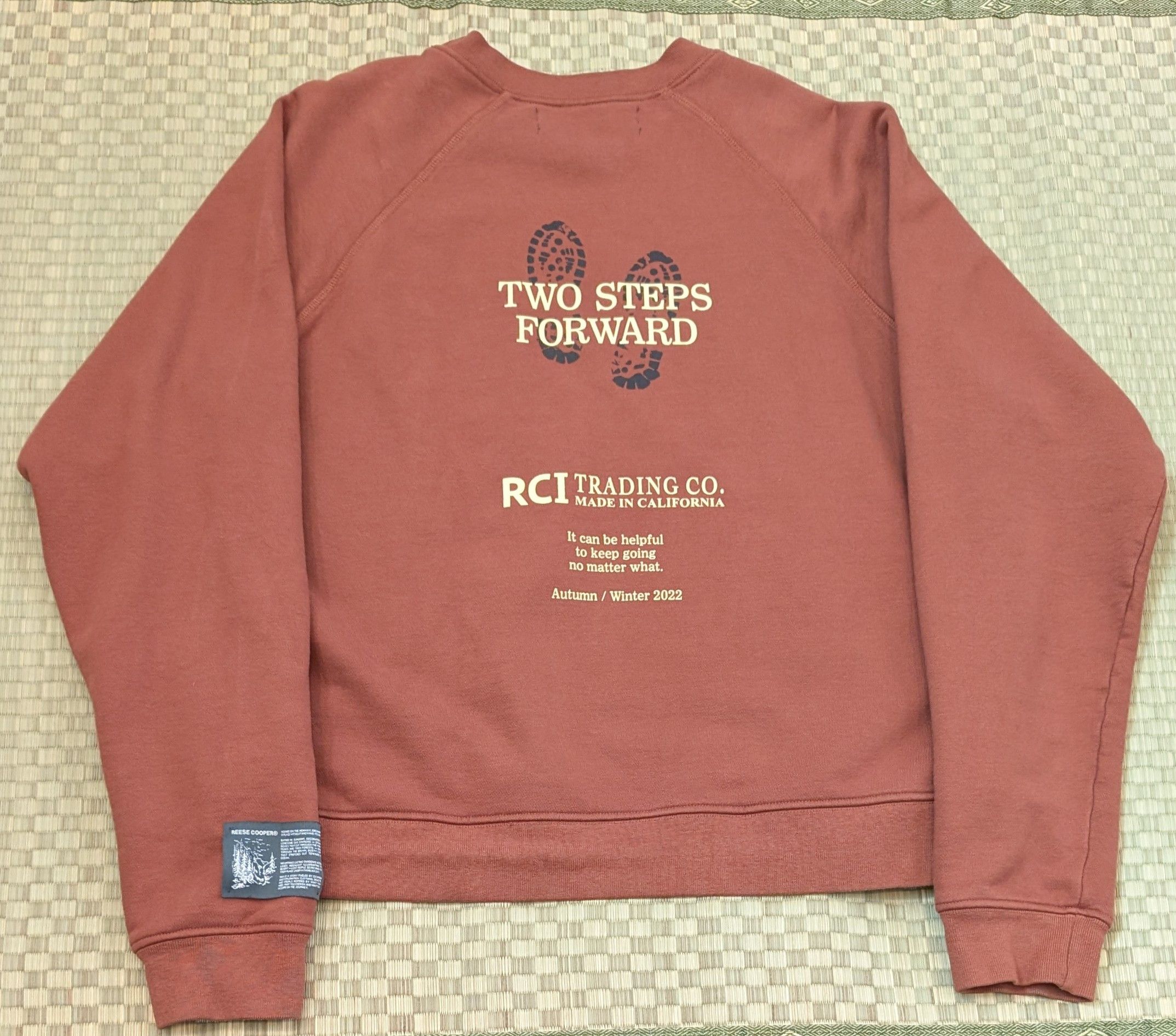 Reese Cooper Reese Cooper Two Steps Bootprint Sweatshirt Made in USA Size US M / EU 48-50 / 2 - 2 Thumbnail