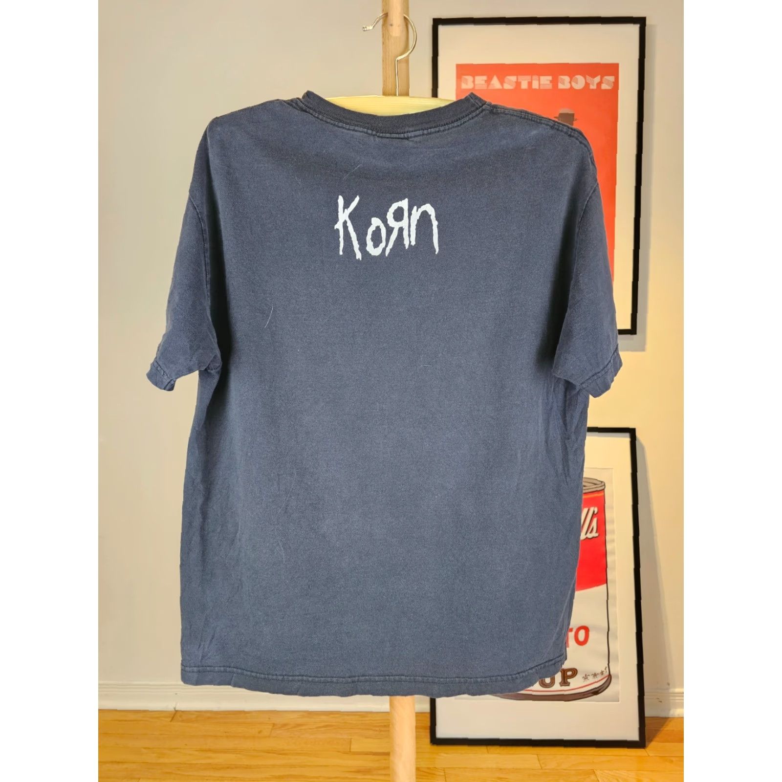 Vintage VINTAGE 90' I HAVE ISSUES KORN GIANT BLACK ROCK BAND TOUR T-SHIRT SZ LARGE shirt Mens Black 21 INCH Back 27 INCH DETA Size US L / EU 52-54 / 3 - 6 Thumbnail