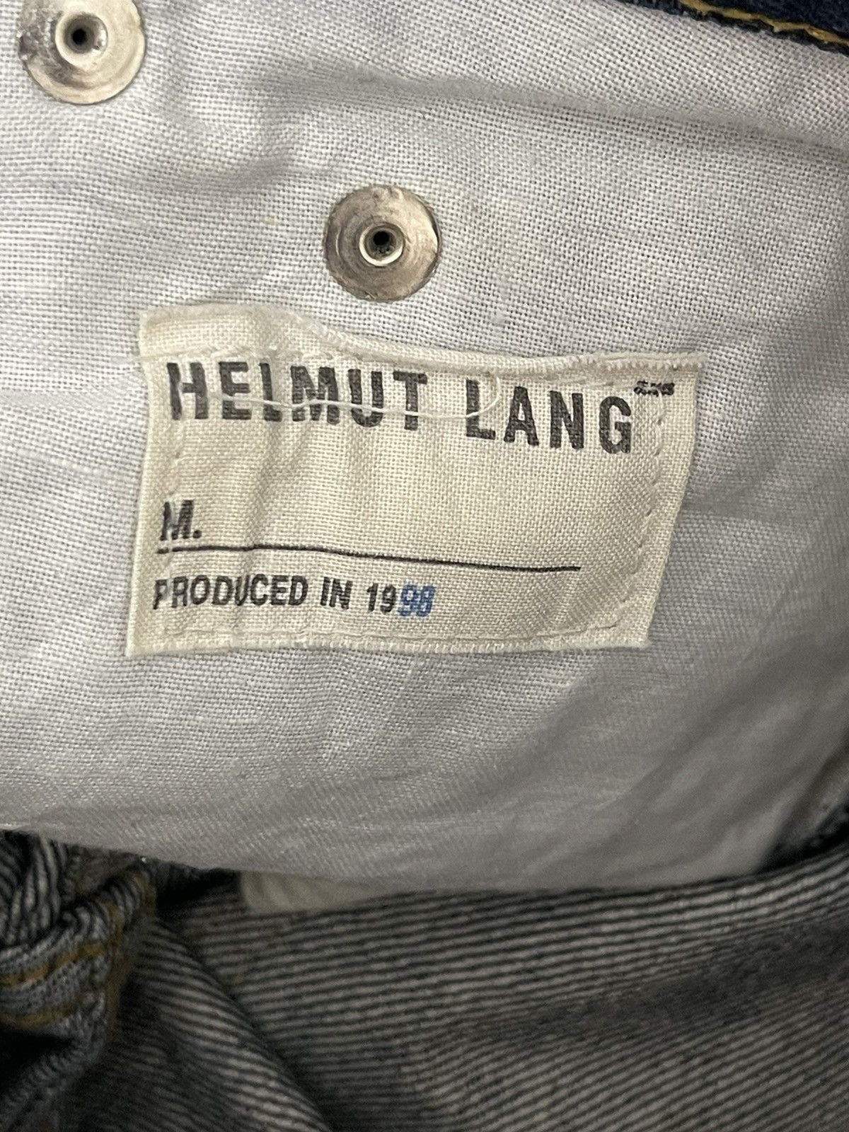 Helmut Lang Vtg 1998 Helmut Lang Jeans Slim 8🟦2 Size US 29 - 21 Thumbnail