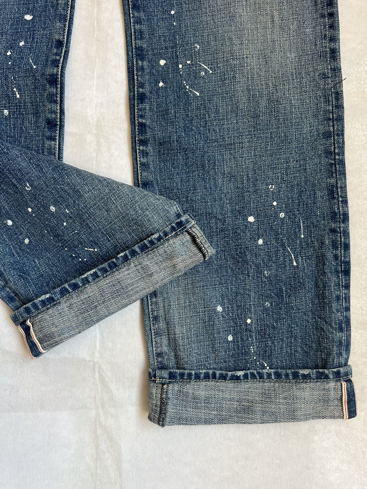 Global Work Paint Splatter Global Work Selvedge Denim Inspire By Kapital Size US 33 - 4 Thumbnail