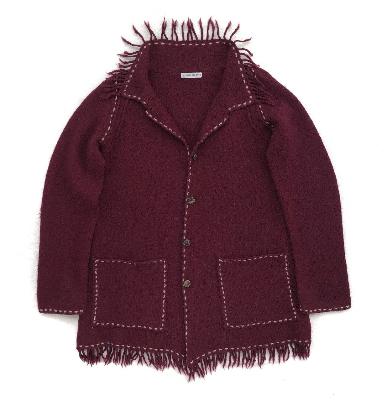 Issey Miyake Tsumori Chisato by Issey Miyake Knitted Cardigan Jacket Size M / US 6-8 / IT 42-44 - 1 Thumbnail
