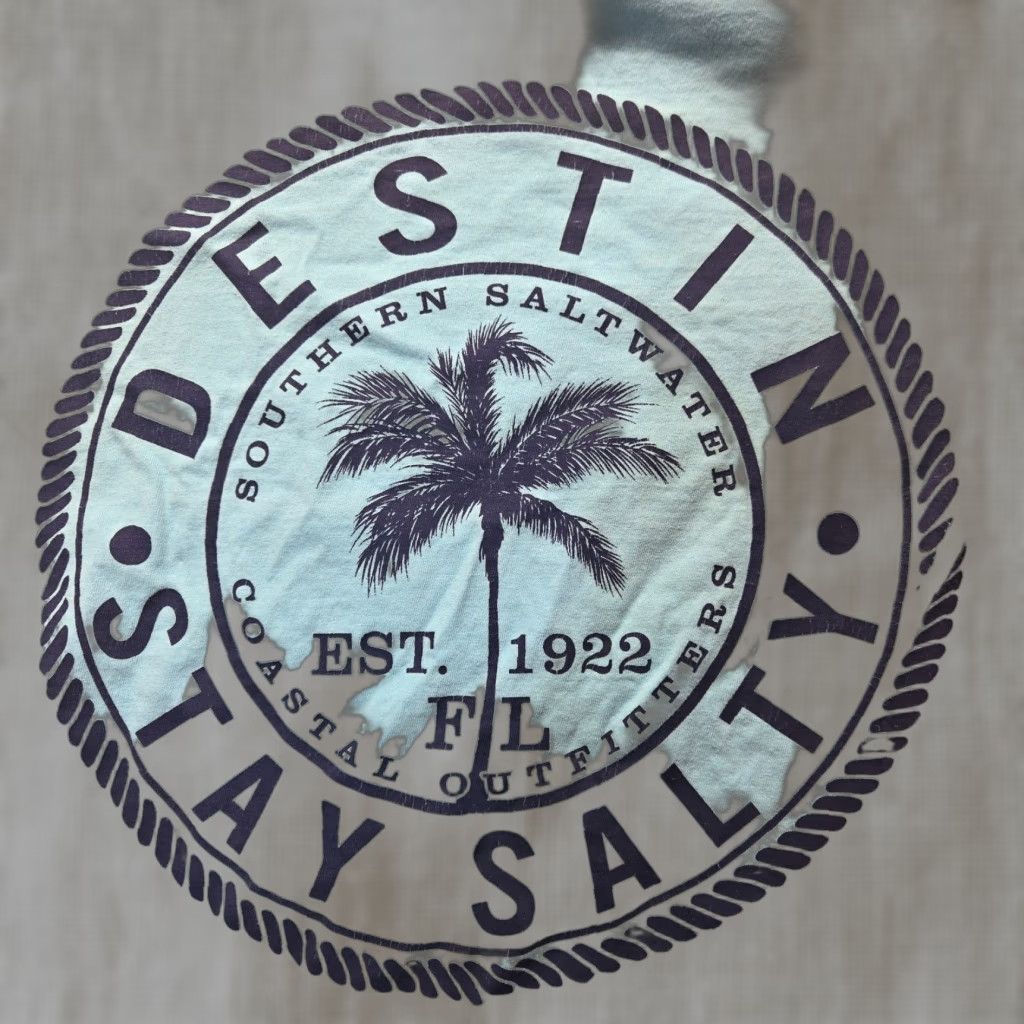 Vintage Stay Salty Florida Shirt Adult Size S Small Blue Graphic Mens Size US S / EU 44-46 / 1 - 1 Thumbnail