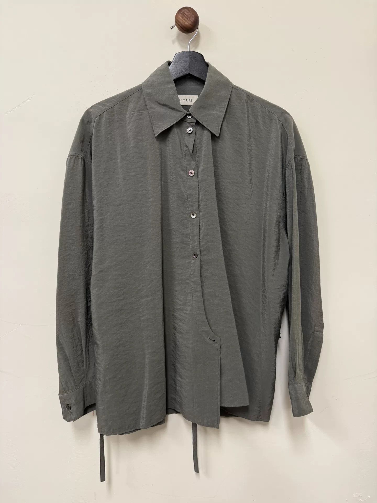 Lemaire Lemaire 24SS Smoky Gray Seam Shirt Size US M / EU 48-50 / 2 - 1 Thumbnail
