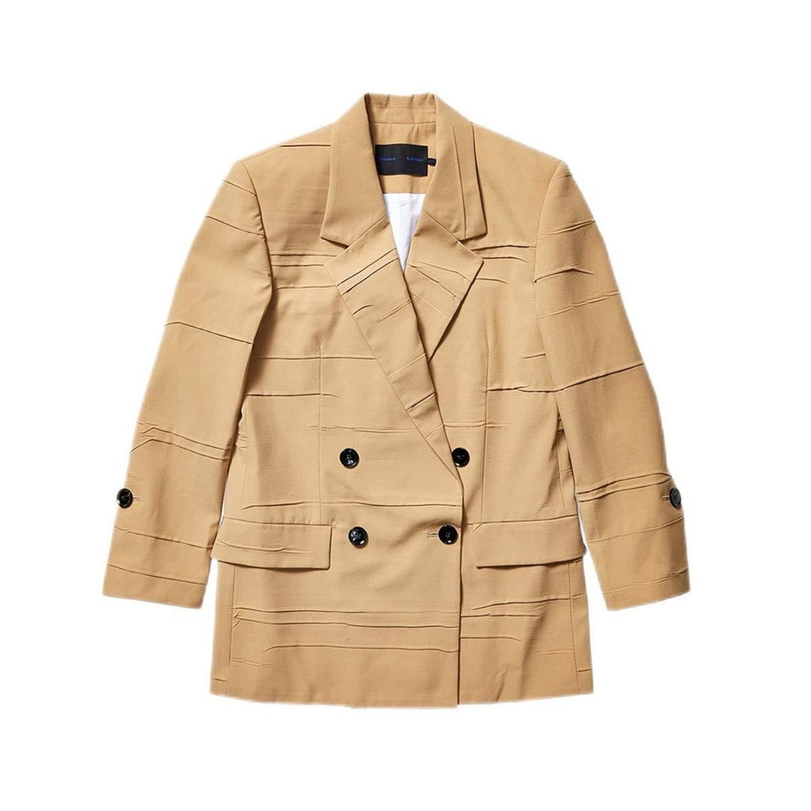 Proenza Schouler Proenza Schouler Lightweight Tech Suiting Blazer Khaki Sand Size S / US 4 / IT 40 - 1 Thumbnail