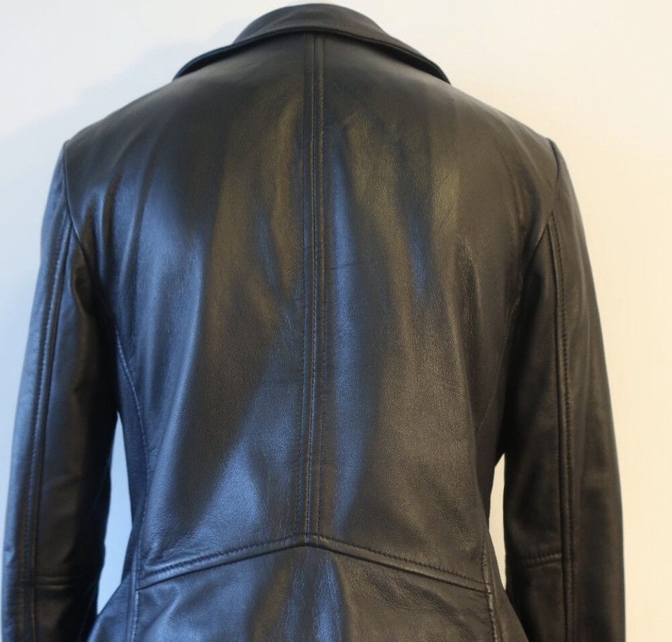 Karen Millen Karen Millen Black Lamb Leather Moto Biker Jacket sz.8 Size M / US 6-8 / IT 42-44 - 8 Thumbnail