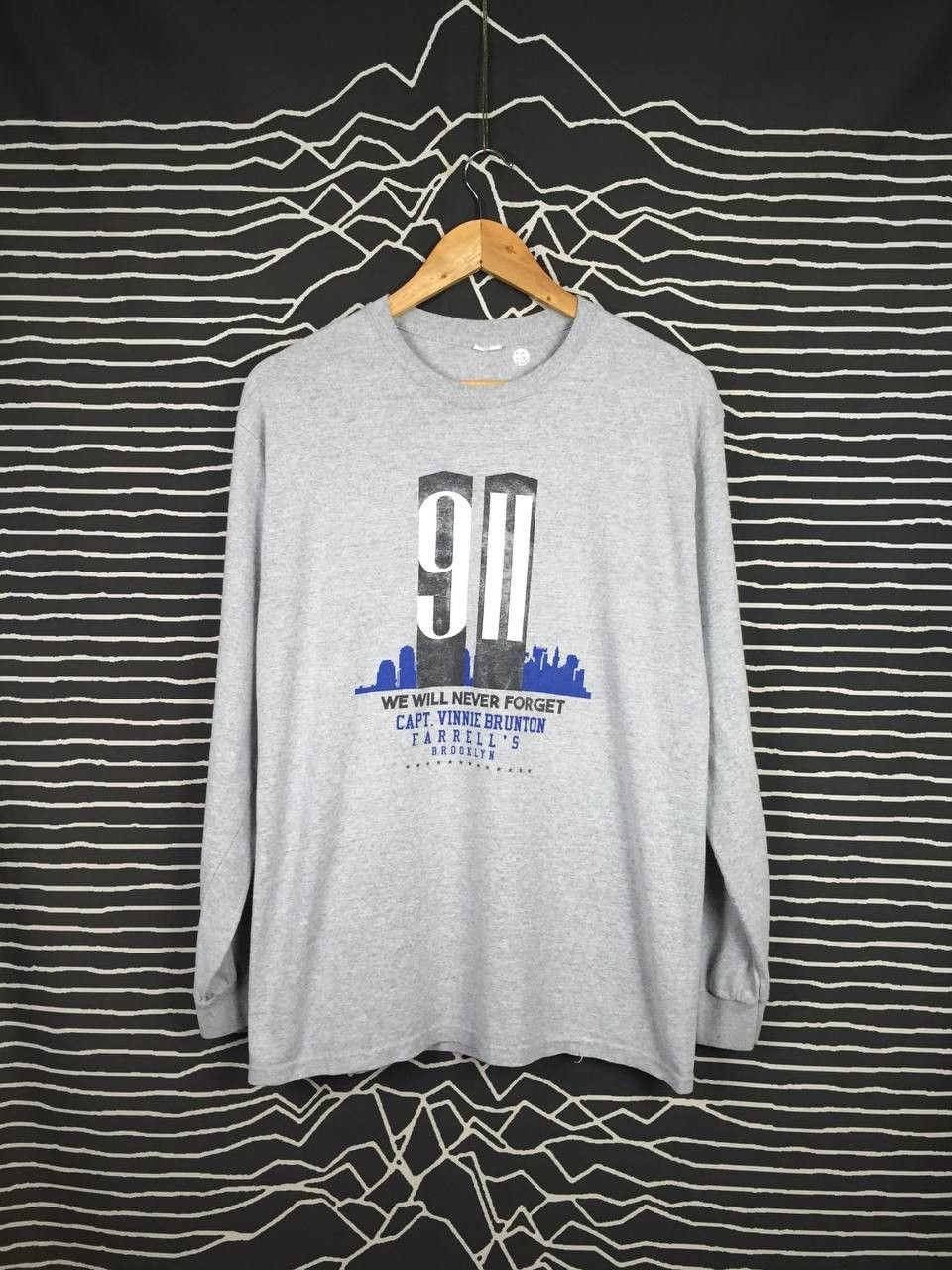 Vintage 9/11 Memorial We Will Never Forget Longsleeve Tee Size US M / EU 48-50 / 2 - 1 Thumbnail
