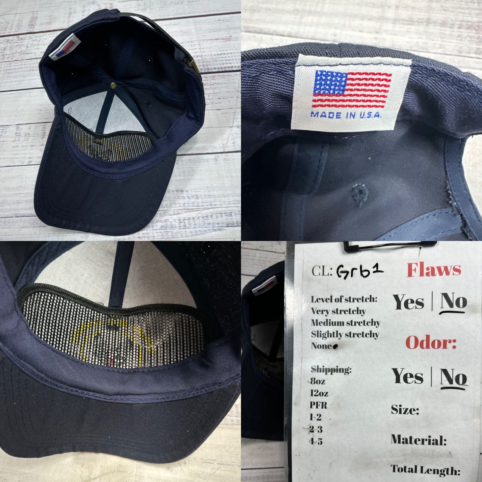 Vintage Vtg USAF McGuire NCO Academy Black Ball Cap Adjustable Baseball Hat Mens One Size Black Cap Size ONE SIZE - 8 Thumbnail