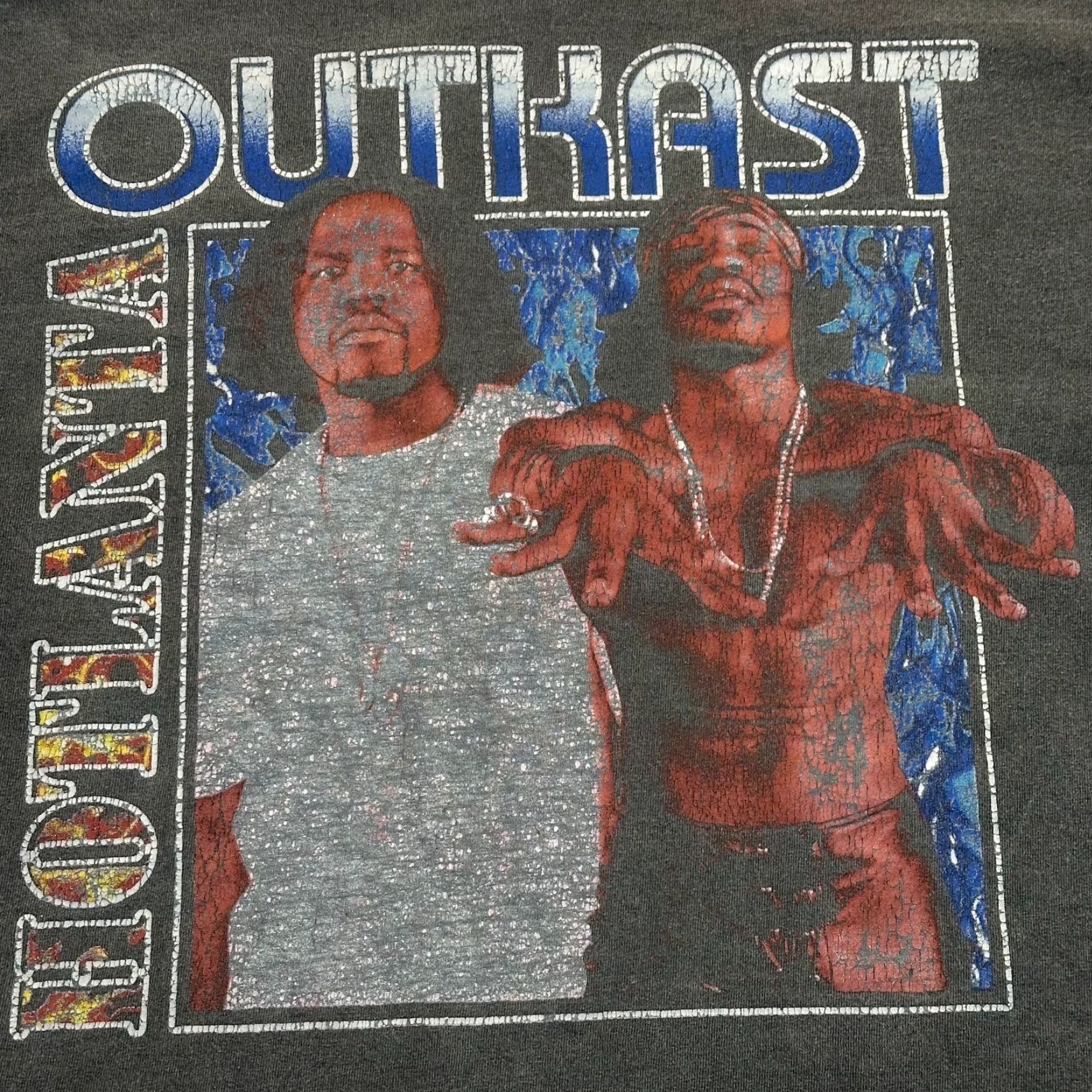 Vintage Outkast Tour Band Stankonia Hip Hop Tee - Black Cotton T-Shirt Mens Medium Size US M / EU 48-50 / 2 - 3 Thumbnail