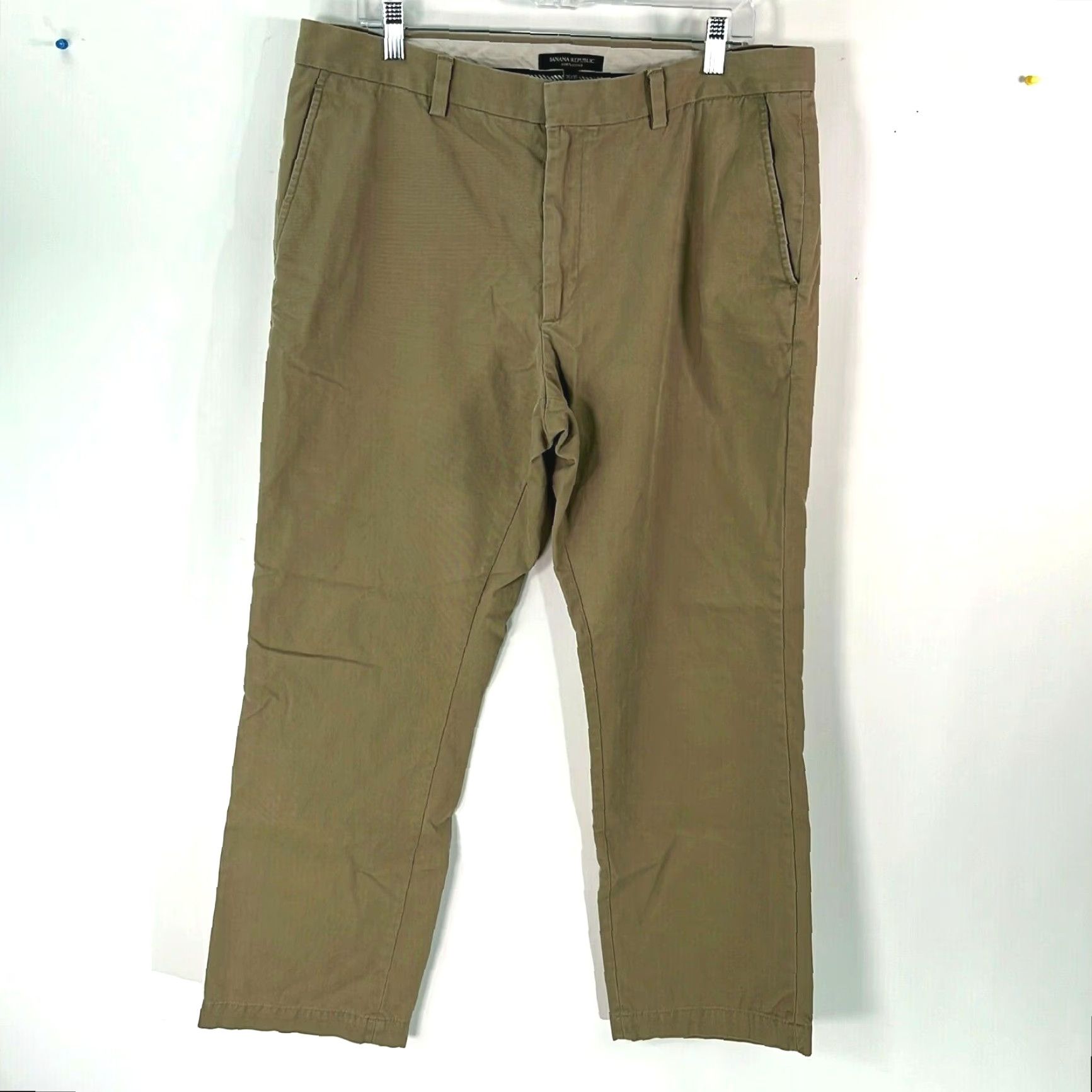 Banana Republic Banana Republic Tan Chino Pants Mens Regular Fit Straight Leg Size 36X30 Size US 36 / EU 52 - 2 Thumbnail