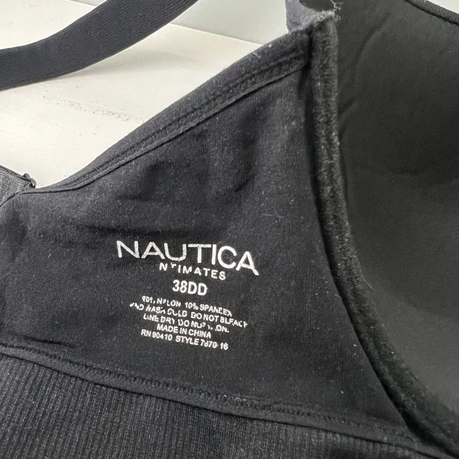 Nautica Nautica Intimates Black Underwire Bra Comfort Smooth Size ONE SIZE - 5 Thumbnail