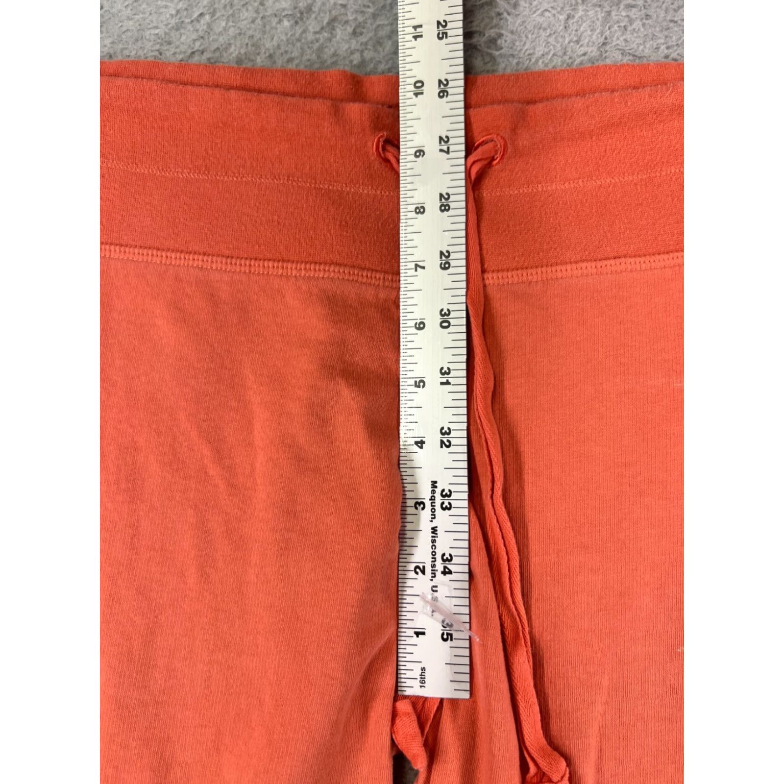 Patagonia Patagonia Pants Womens Large Orange Capri Tapered Jersey Cotton Blend Elastic Waist Athletic Hiking Activewear Casual Size L / US 10 / IT 46 - 7 Thumbnail