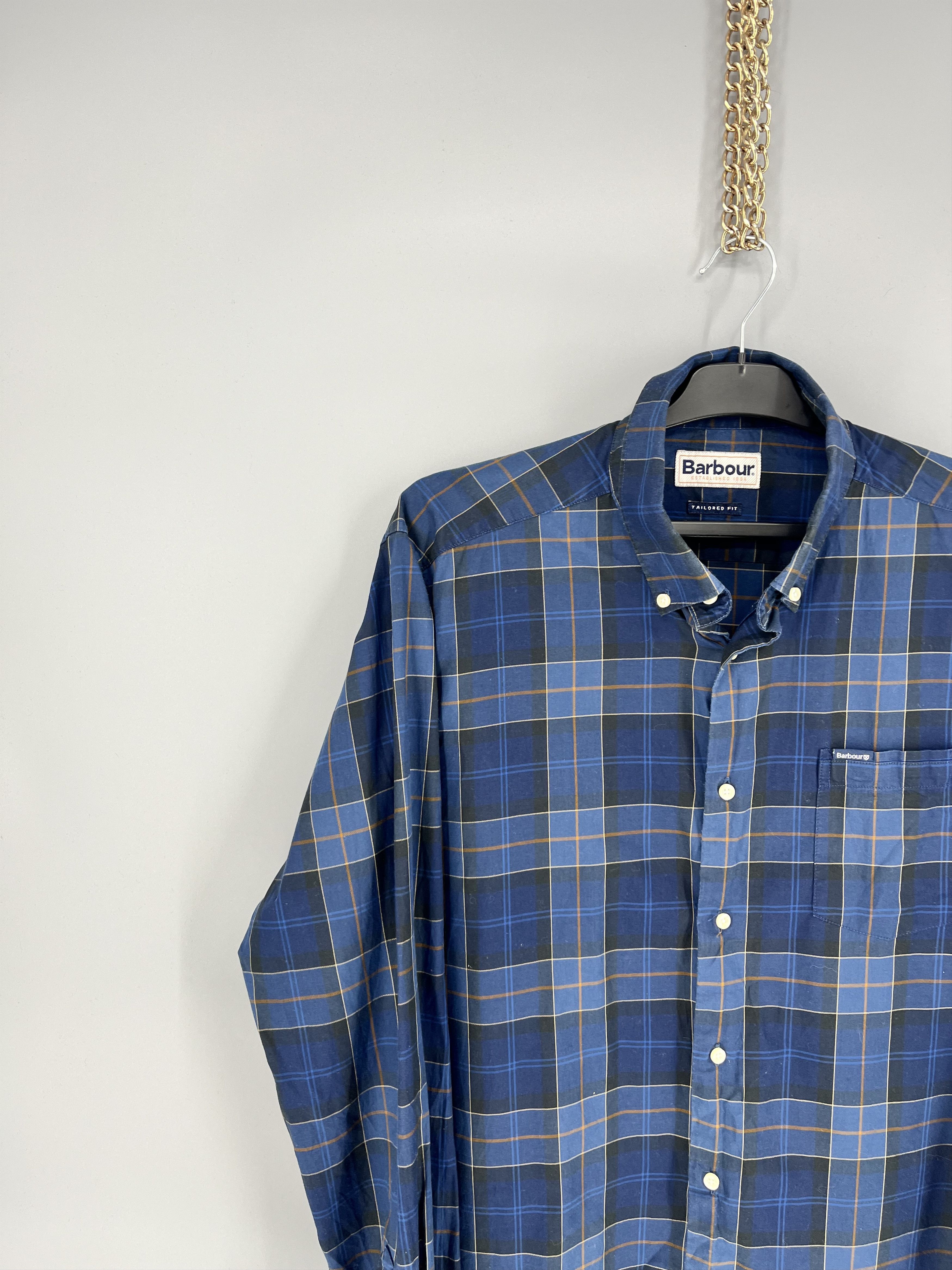 Barbour Vintage Barbour Plaid Blake Cotton Flannel Casual Size US L / EU 52-54 / 3 - 4 Thumbnail