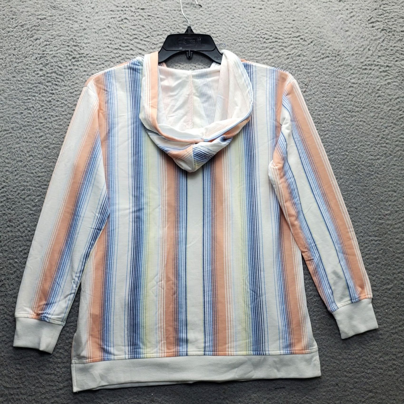 Vintage C&C California Hoodie Unisex Size S Mult striped Kangaroo Pocket Raglan Sleeve EUC Unisex Adults Mens Womens Size US S / EU 44-46 / 1 - 2 Thumbnail