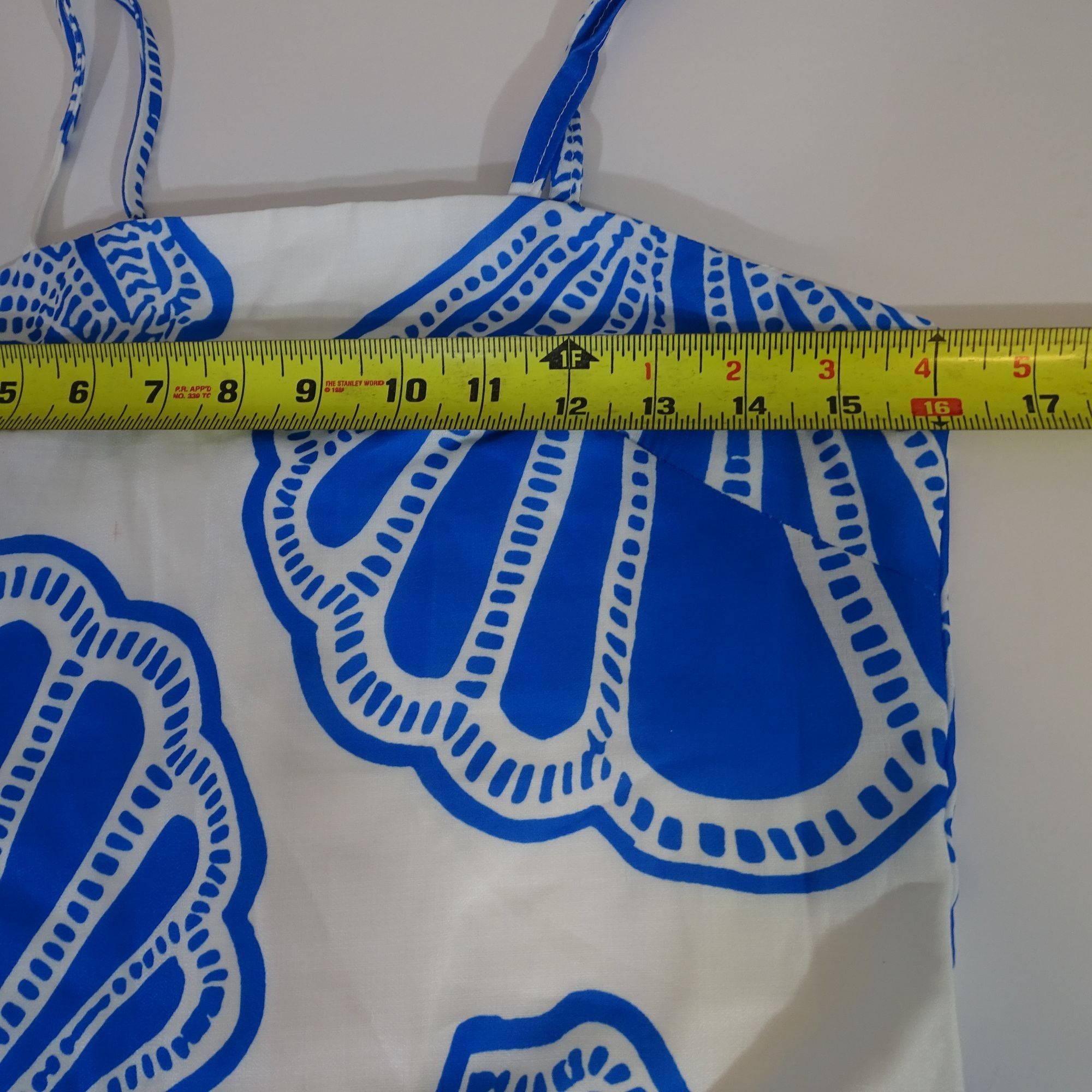 Other Blue White A-Line Sundress Maxi Dress Women Size S Pleated Size S / US 4 / IT 40 - 8 Thumbnail