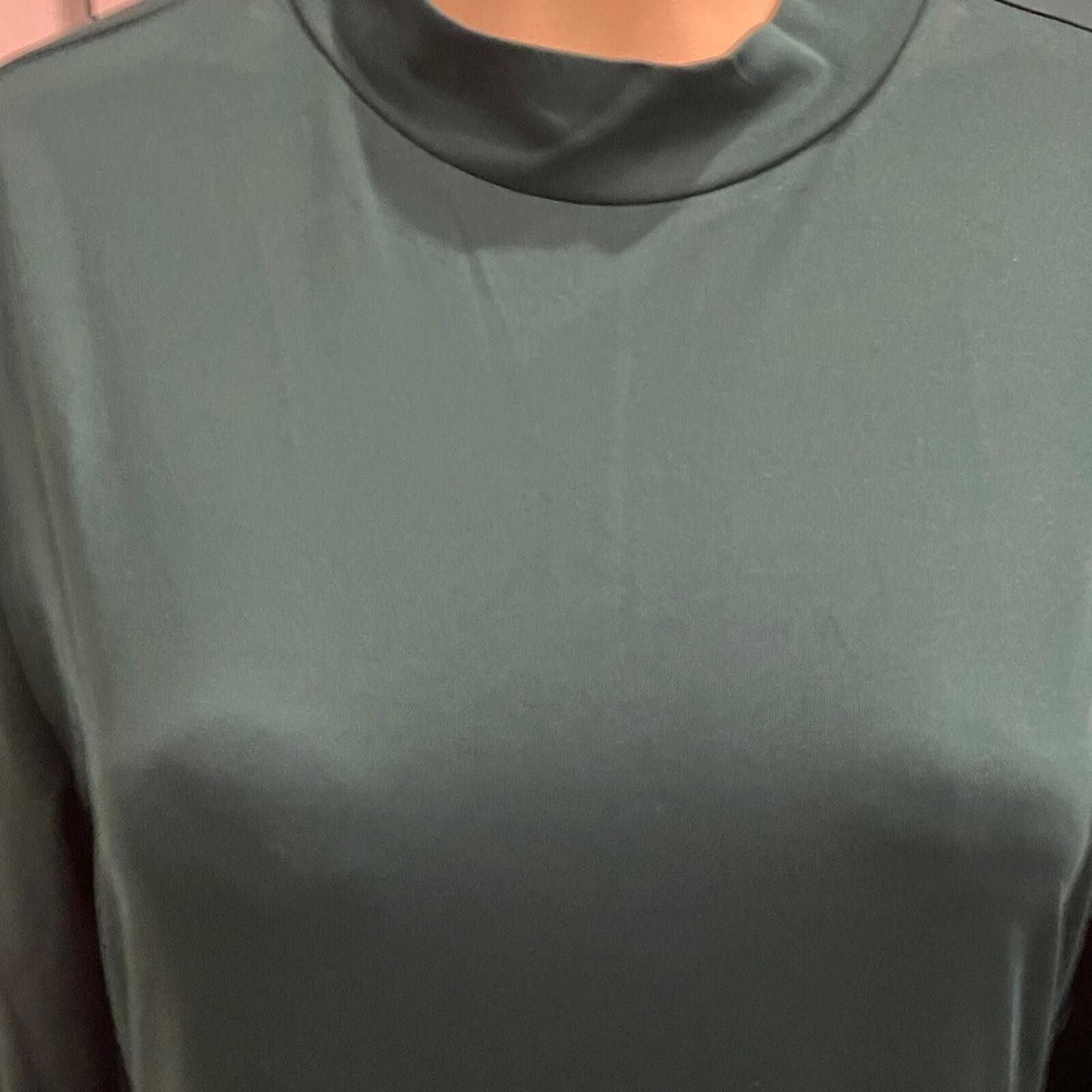 Other NIB Source Unknown Dark Green Long-Sleeve Jumpsuit Size 42" / US 20 - 7 Thumbnail