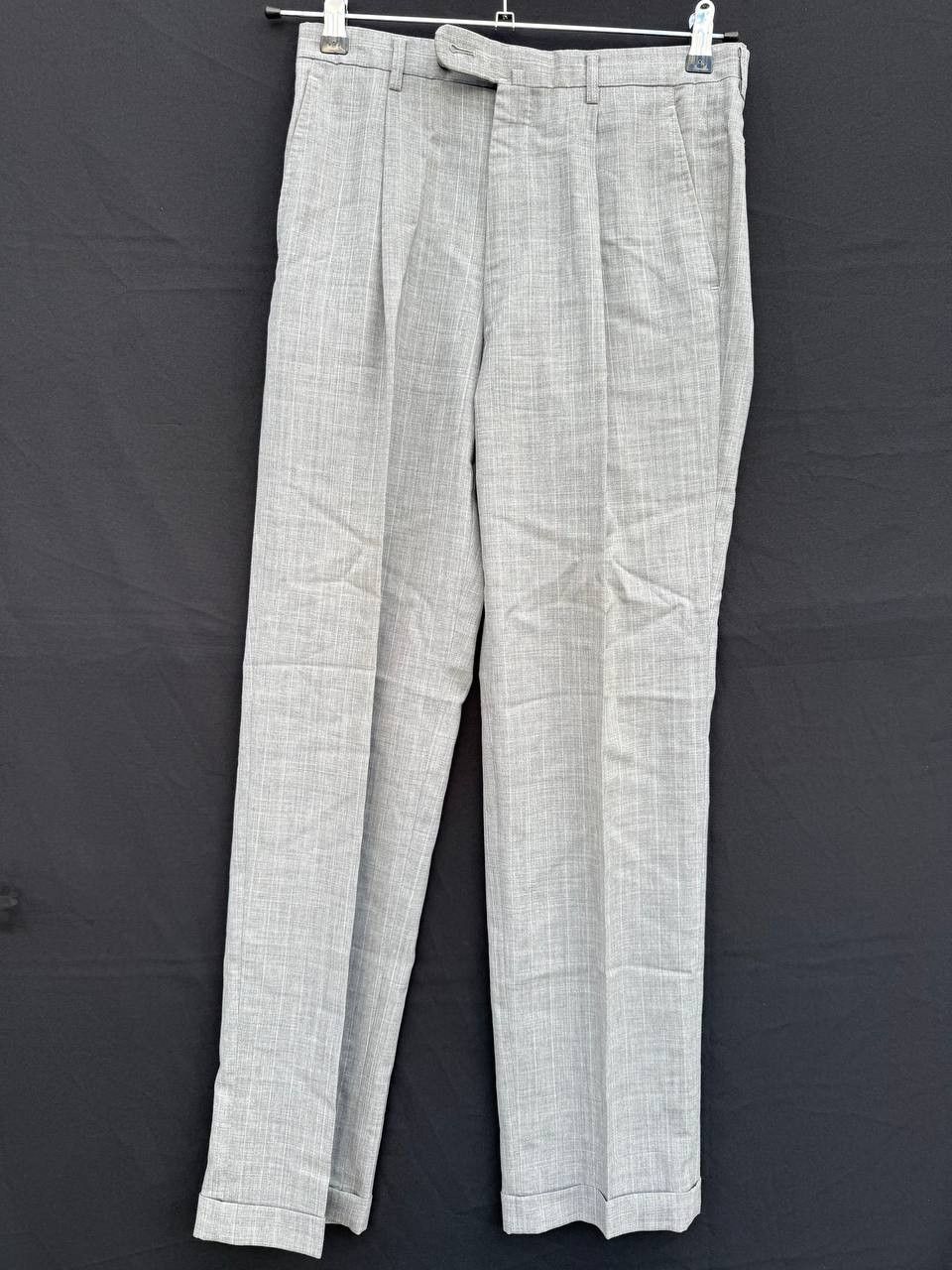 Other Lonner Dormeuil Double Breasted Navy Pinstripe Suit Size 38R - 2 Thumbnail