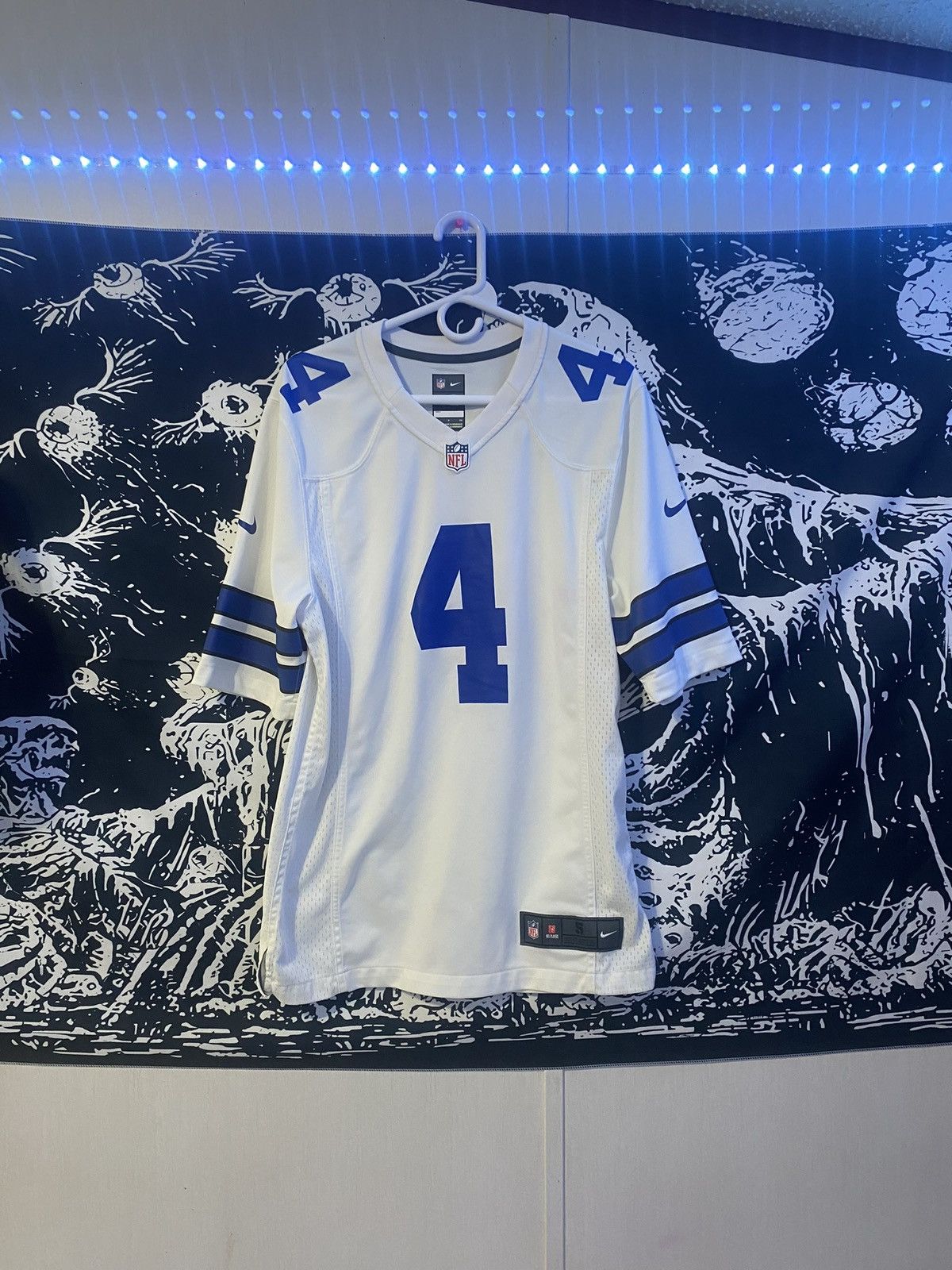 Nike Dallas Cowboys Dak Prescott Nike white jersey Mens S Size US S / EU 44-46 / 1 - 1 Thumbnail