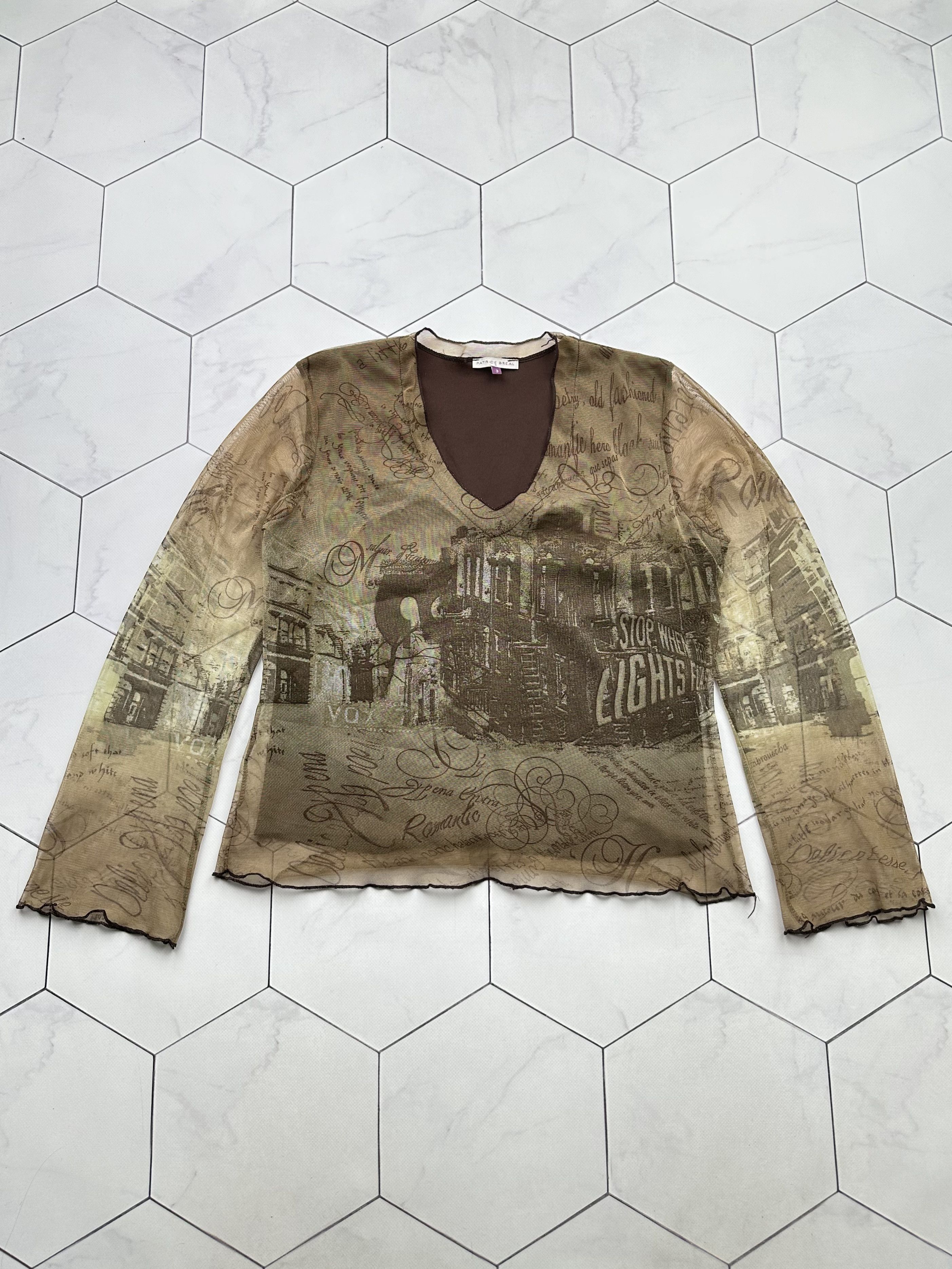 Vintage Patrice Break Mesh Long Sleeve (B74)E2 Size M / US 6-8 / IT 42-44 - 1 Thumbnail