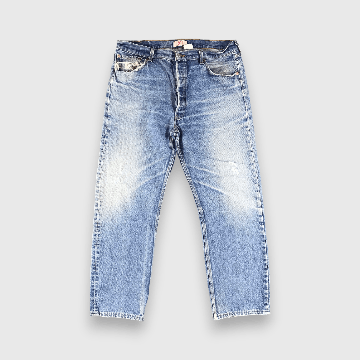 Levi's Vintage Blue Wash Levis 501 Jeans-J2508 Size US 36 / EU 52 - 1 Thumbnail
