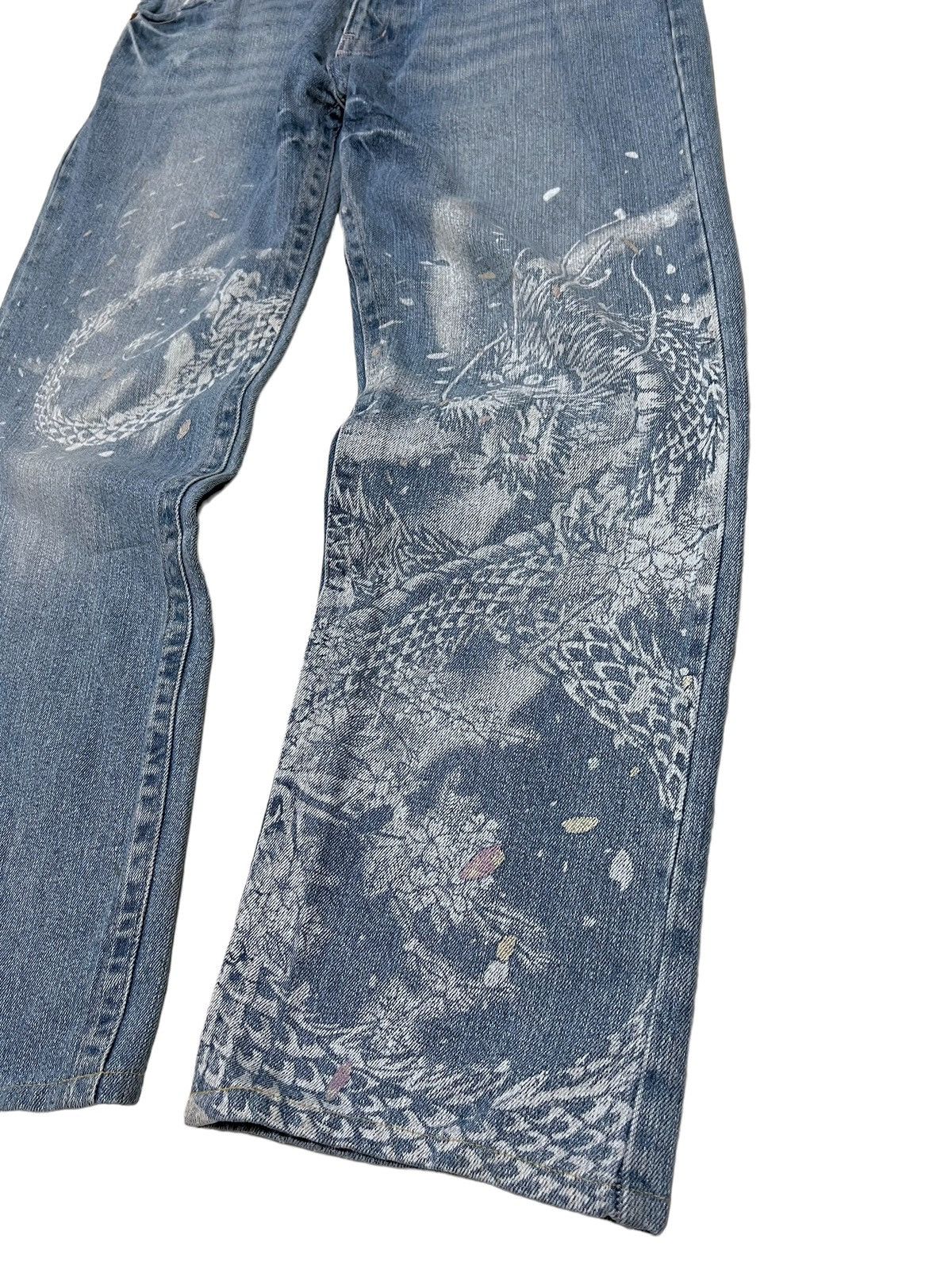 If Six Was Nine × Japanese Brand Senba dragon japanese jeans Size US 34 / EU 50 - 2 Thumbnail