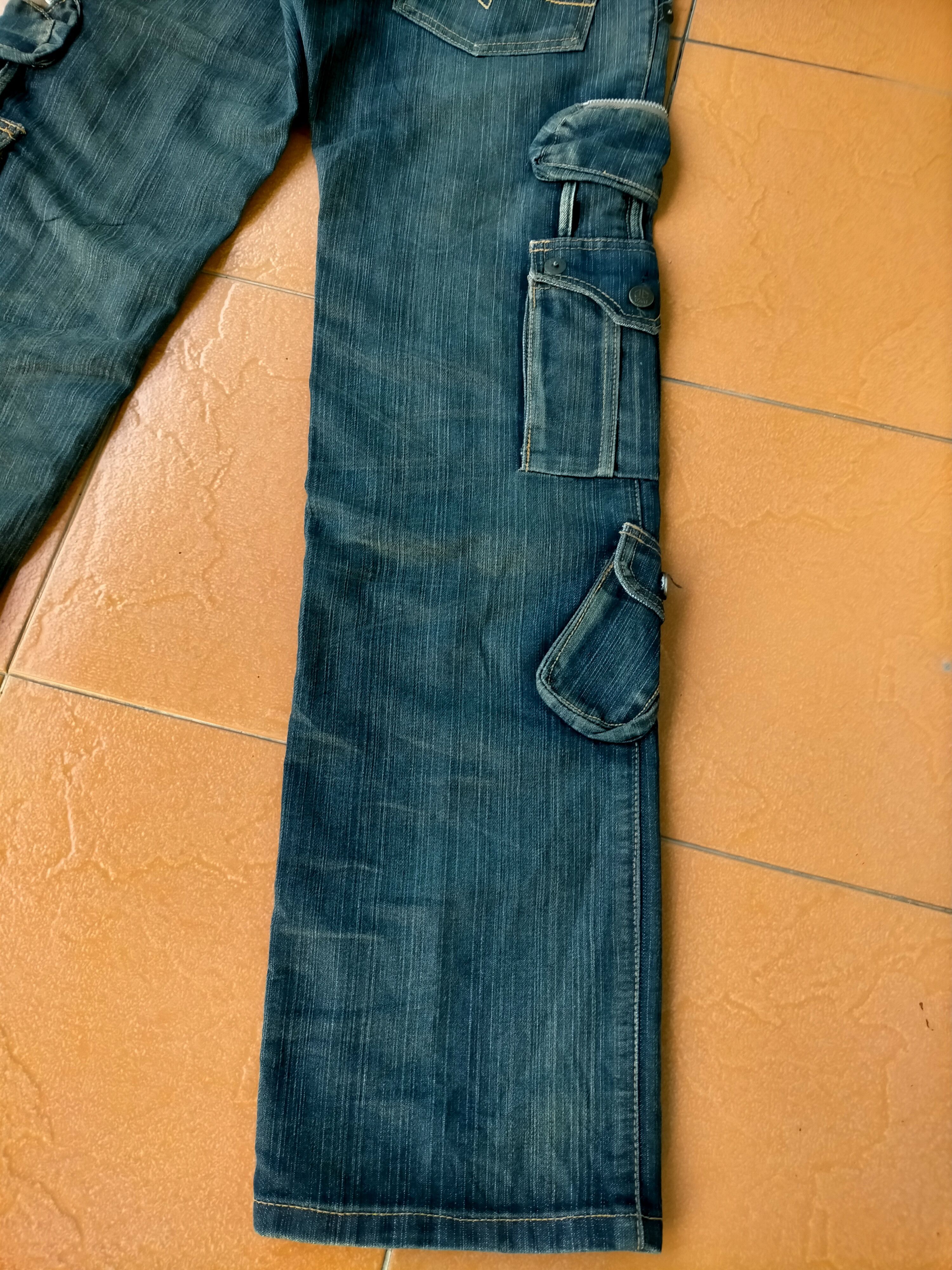 If Six Was Nine × Japanese Brand Jeans De Art Multipocket Cargo Punk Style Denim Pants Size US 32 / EU 48 - 16 Thumbnail