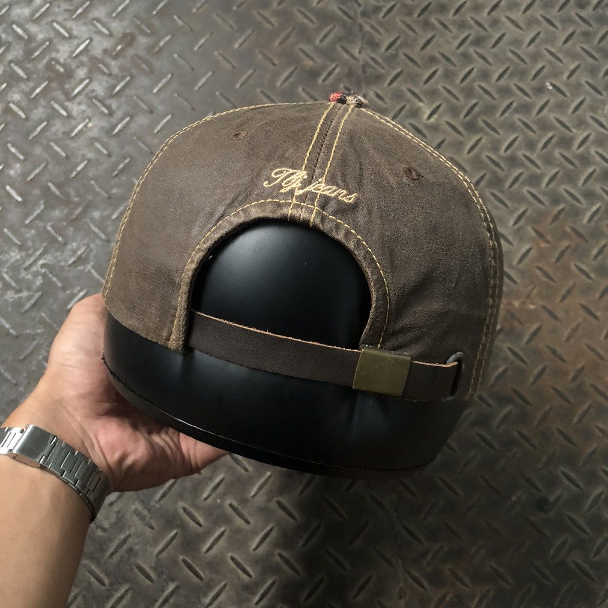 Japanese Brand Vintage Kolloson Kona Patch Hat Wool-Leather Material Size ONE SIZE - 5 Thumbnail