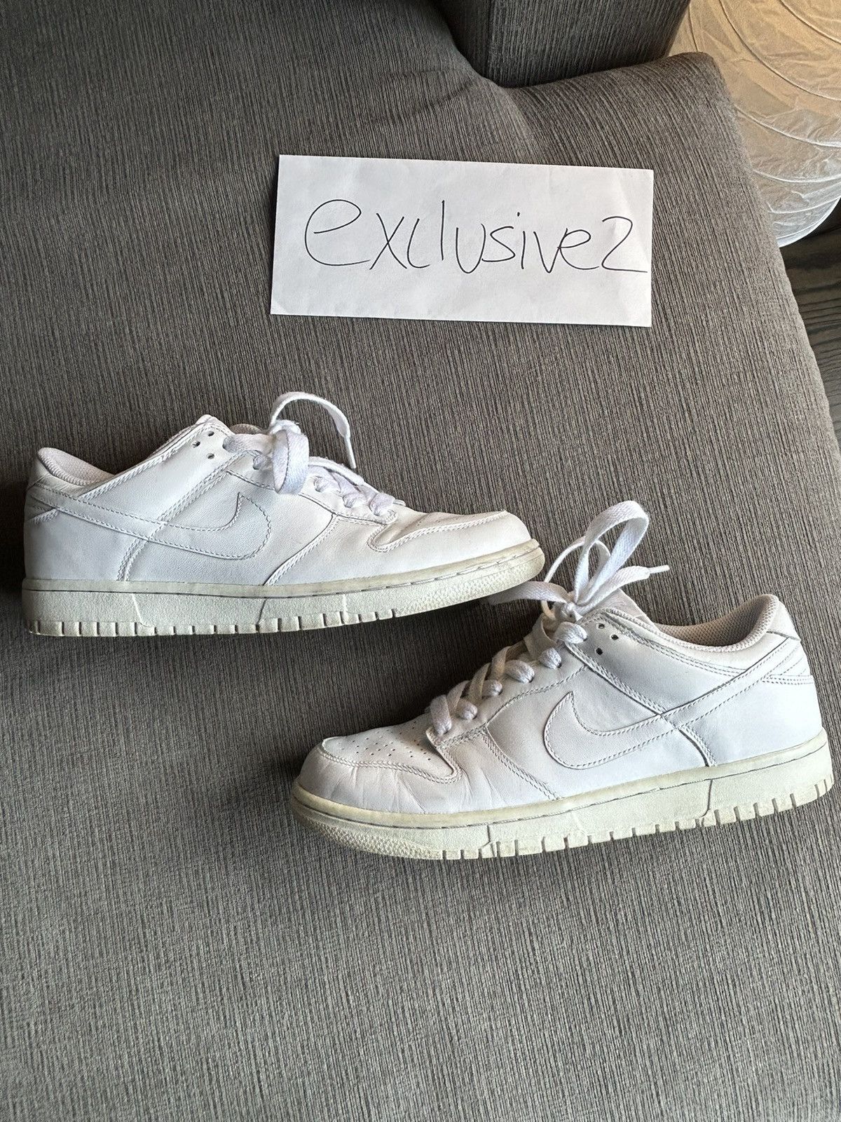 Nike Nike Dunk Low Triple White Size US 9.5 / EU 42-43 - 1 Thumbnail