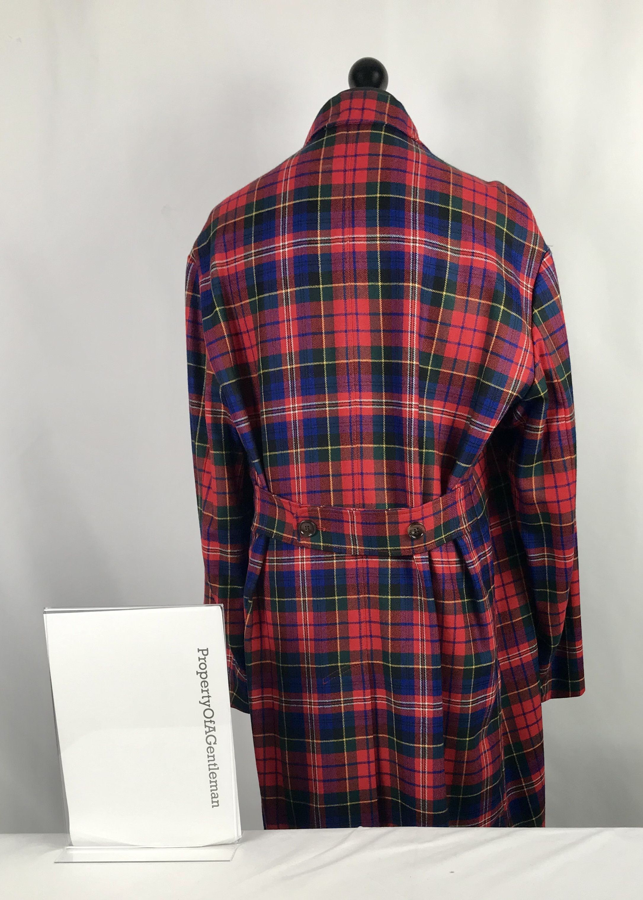 Gucci Lightweight Classic Gucci Tartan Overcoat Size US M / EU 48-50 / 2 - 11 Thumbnail