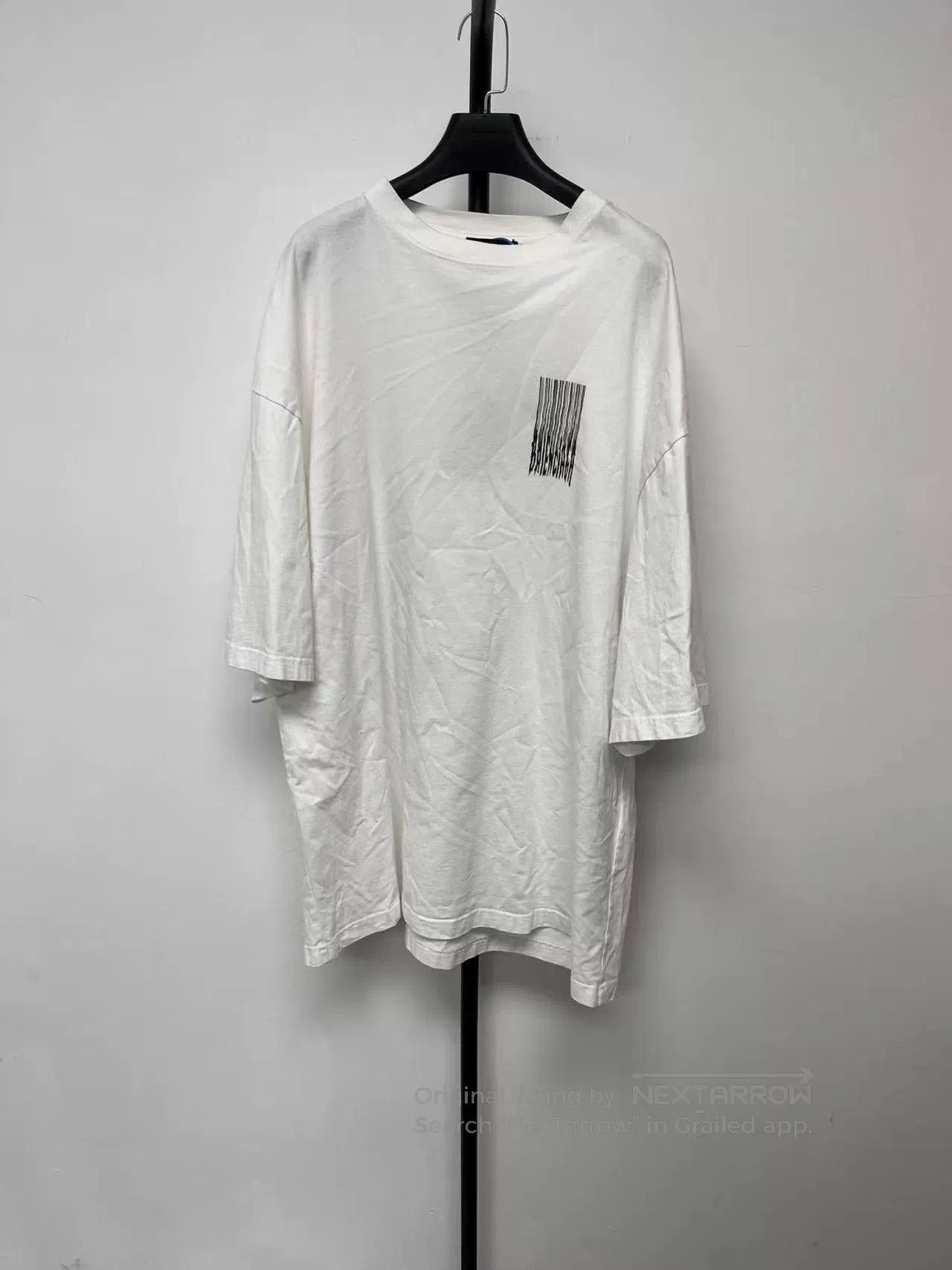 Balenciaga balenciaga logo waterfall short sleeve t. Size US S / EU 44-46 / 1 - 1 Thumbnail