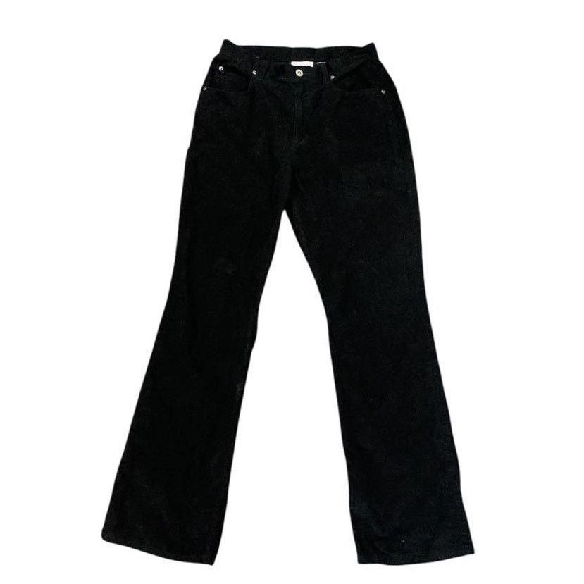 Other Black Liz Claiborne Corduroy Pants Flare Bootcut 31x32 Size 31" - 1 Thumbnail