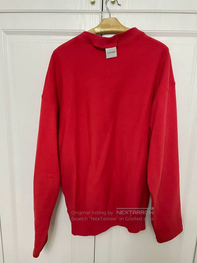 Vetements Vetements Champion Off Shoulder Loose Sweatshirt Size US M / EU 48-50 / 2 - 2 Thumbnail