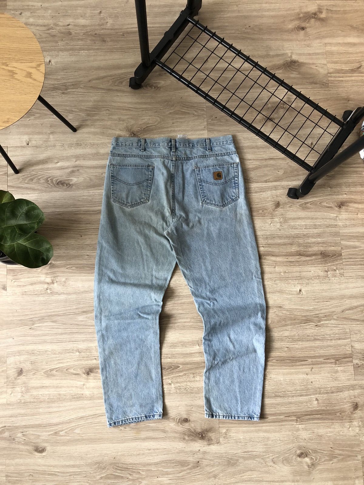 2000s vintage style japan acid wash denim Y2k style