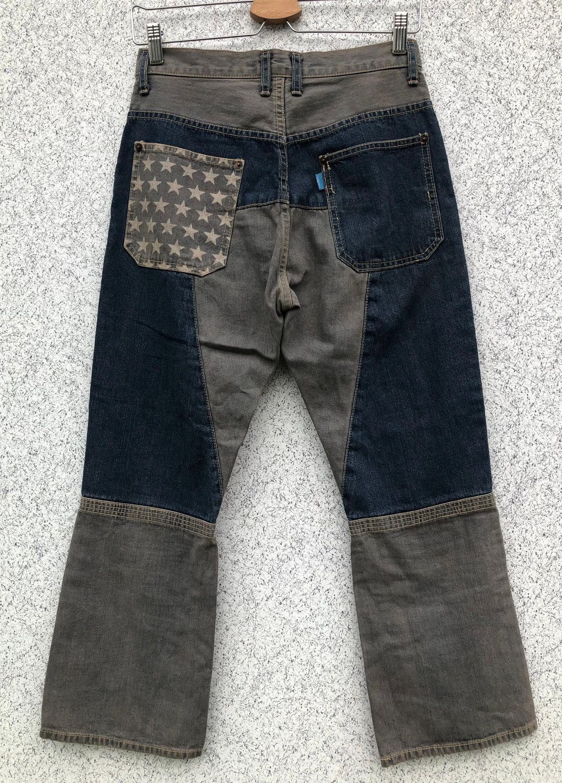 Hysteric Glamour × Vintage Vintage Hysteric Glamour Patchwork Denim Size 28" / US 6 / IT 42 - 8 Thumbnail