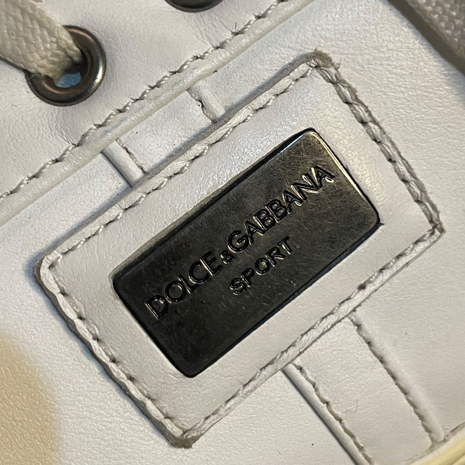 Dolce & Gabbana Dolce & Gabbana sneakers white Leather Low Top shoes italy Size US 10 / EU 43 - 8 Thumbnail