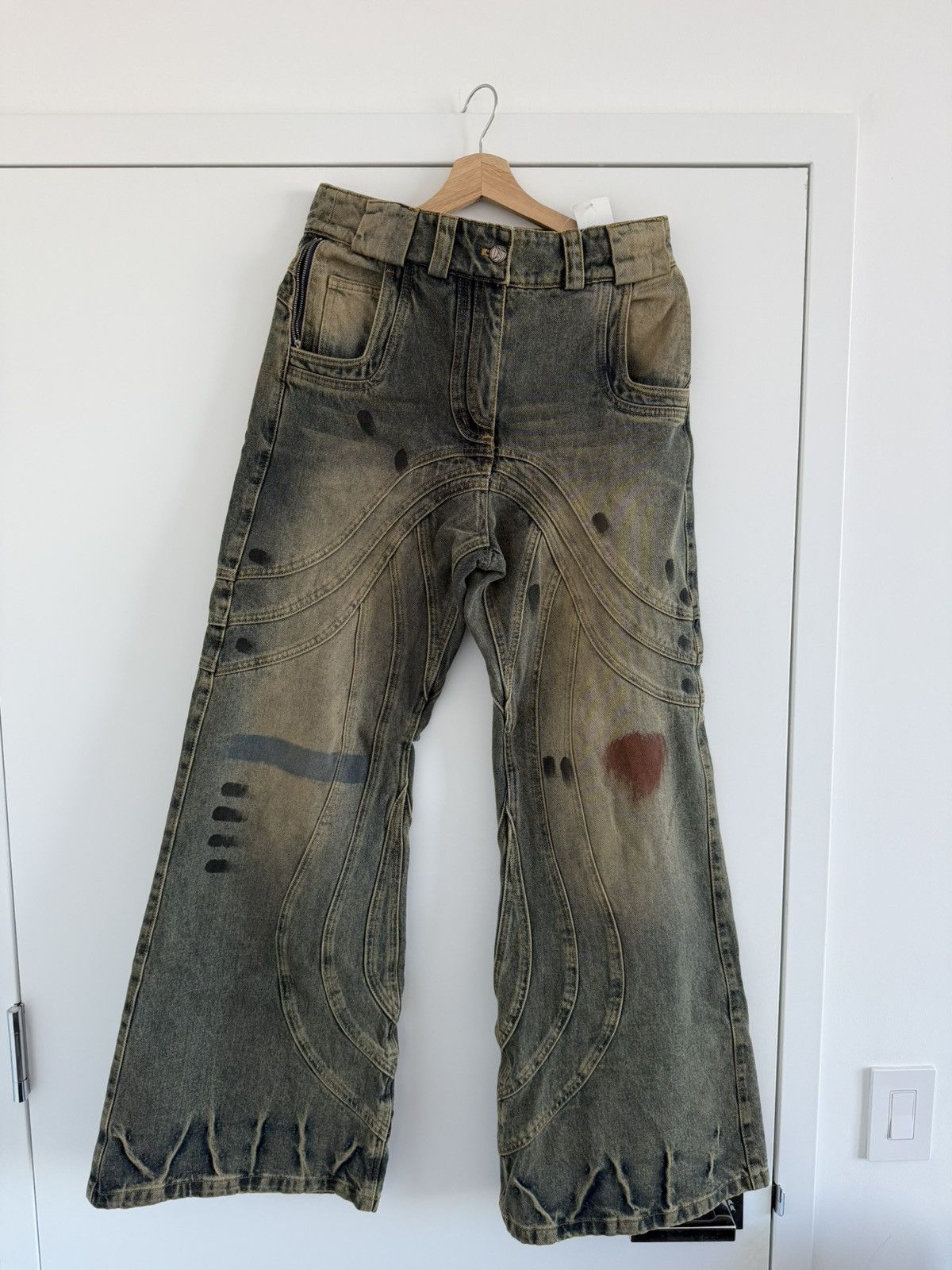 レア　no faith studios 180gun pocket pants No Faith Studios 64 Pocket Denim