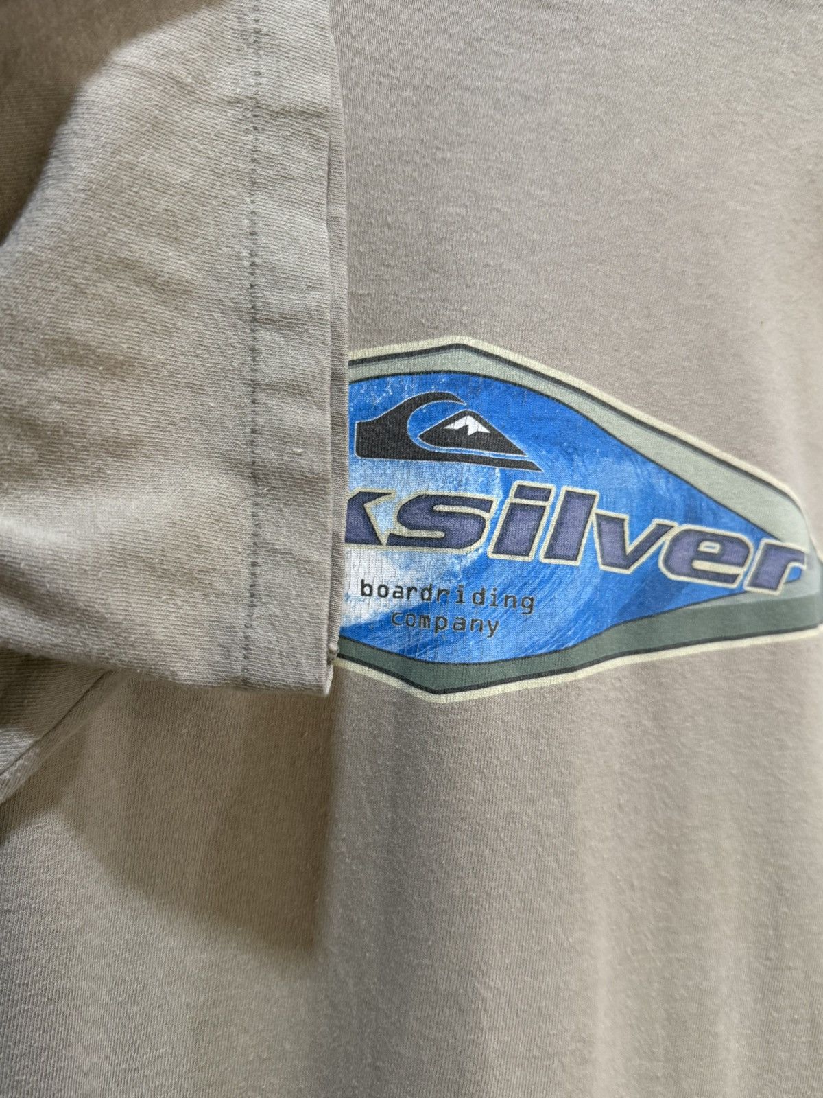 Quiksilver Vintage 90s Quiksilver Boardriding Company Surf Faded Tee Size US L / EU 52-54 / 3 - 5 Thumbnail
