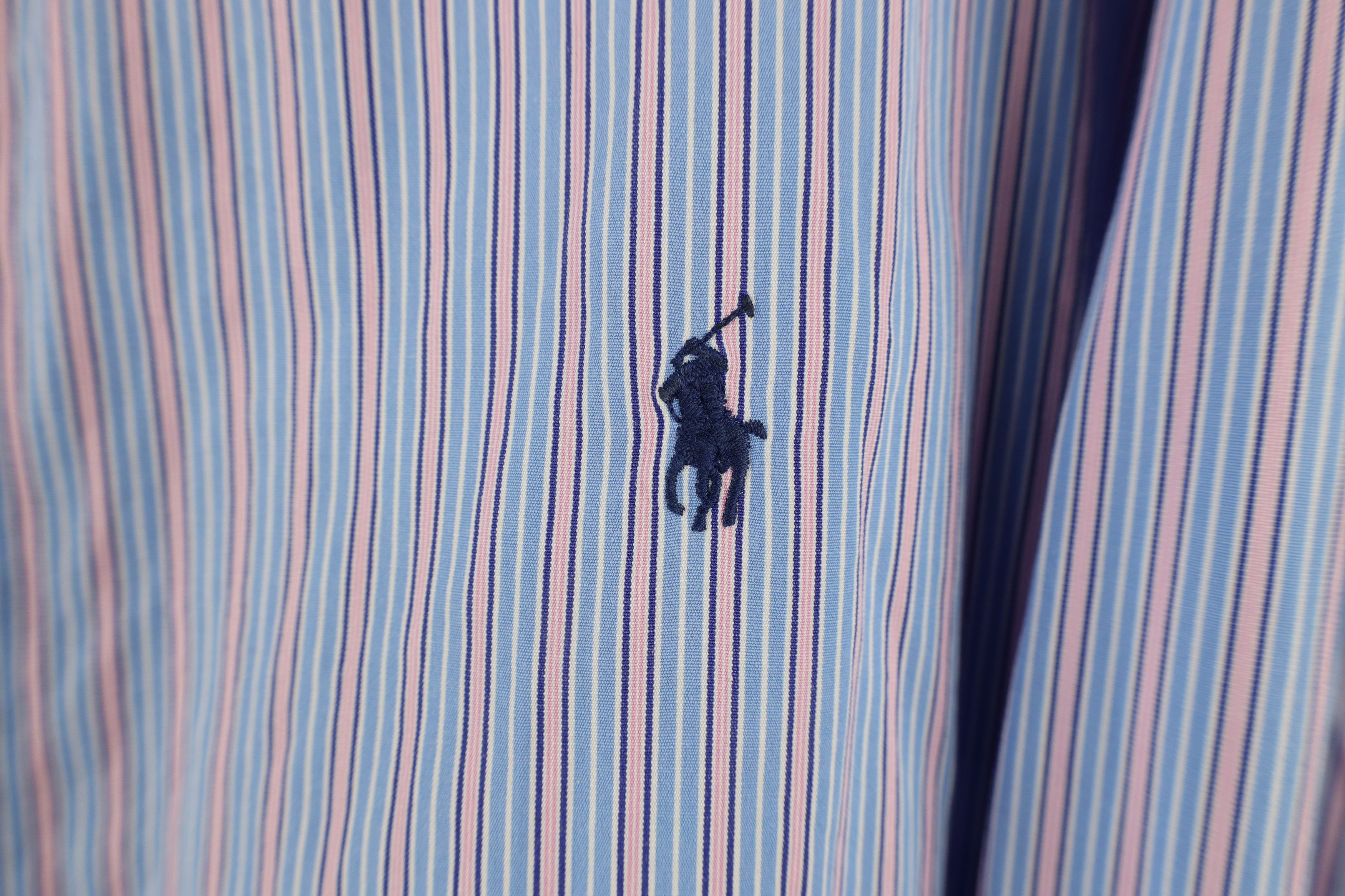 Polo Ralph Lauren Vintage 90s Ralph Lauren Fit Button Down Shirt Striped Pink Size US M / EU 48-50 / 2 - 4 Thumbnail