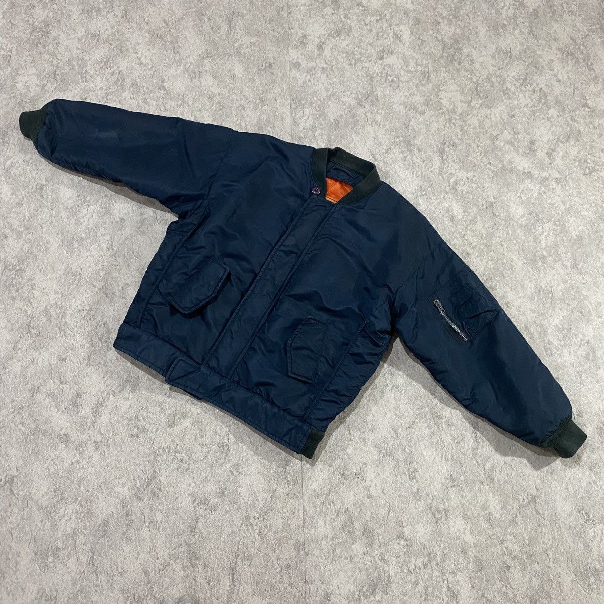 Schott Vintage Schott Flyer Bomber Navy w/ Removable Vest Lining Size US S / EU 44-46 / 1 - 15 Thumbnail