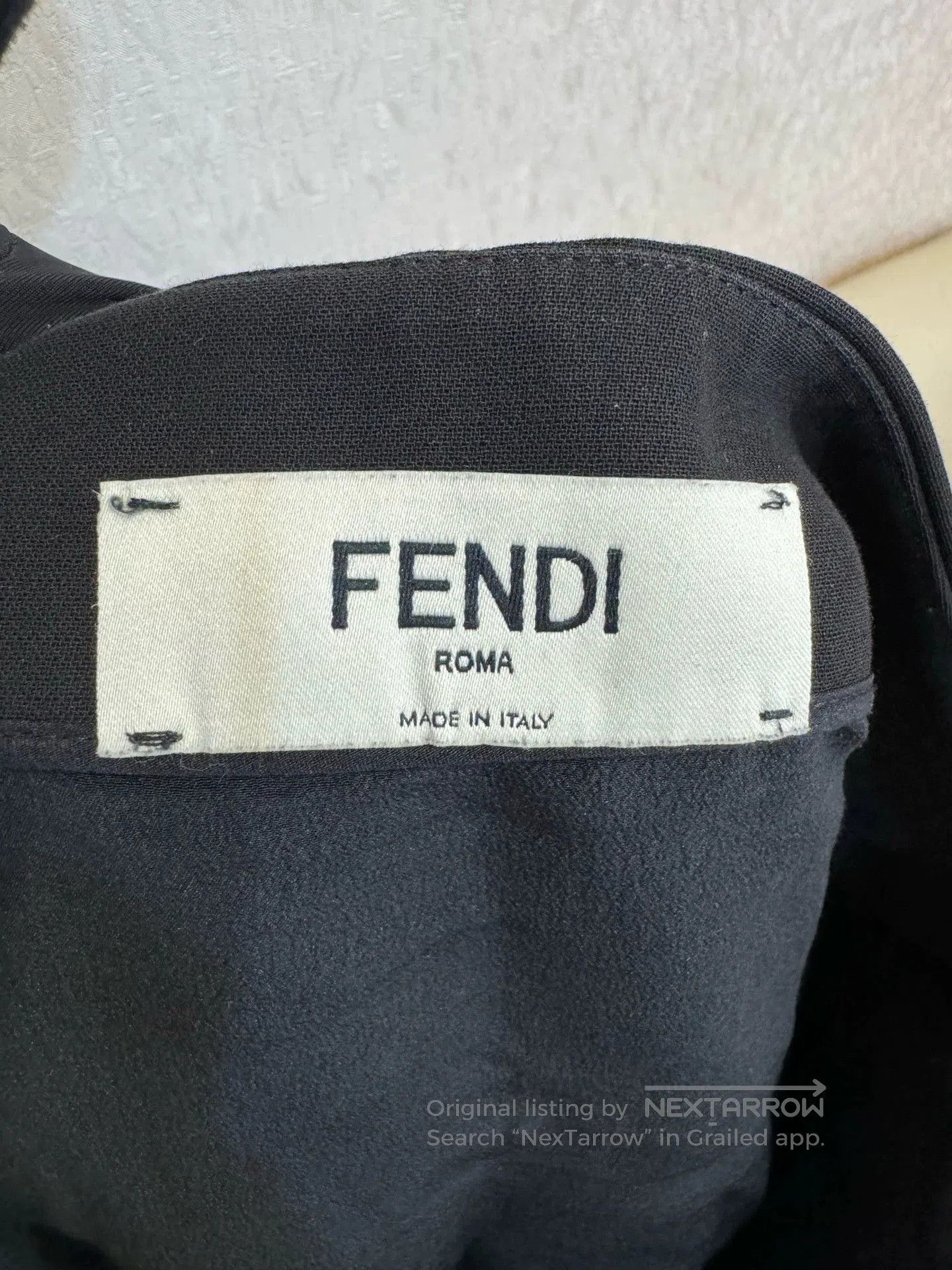 Fendi FENDI Silk High-Waist Mini Skirt. Size US 40 / EU 56 - 3 Thumbnail