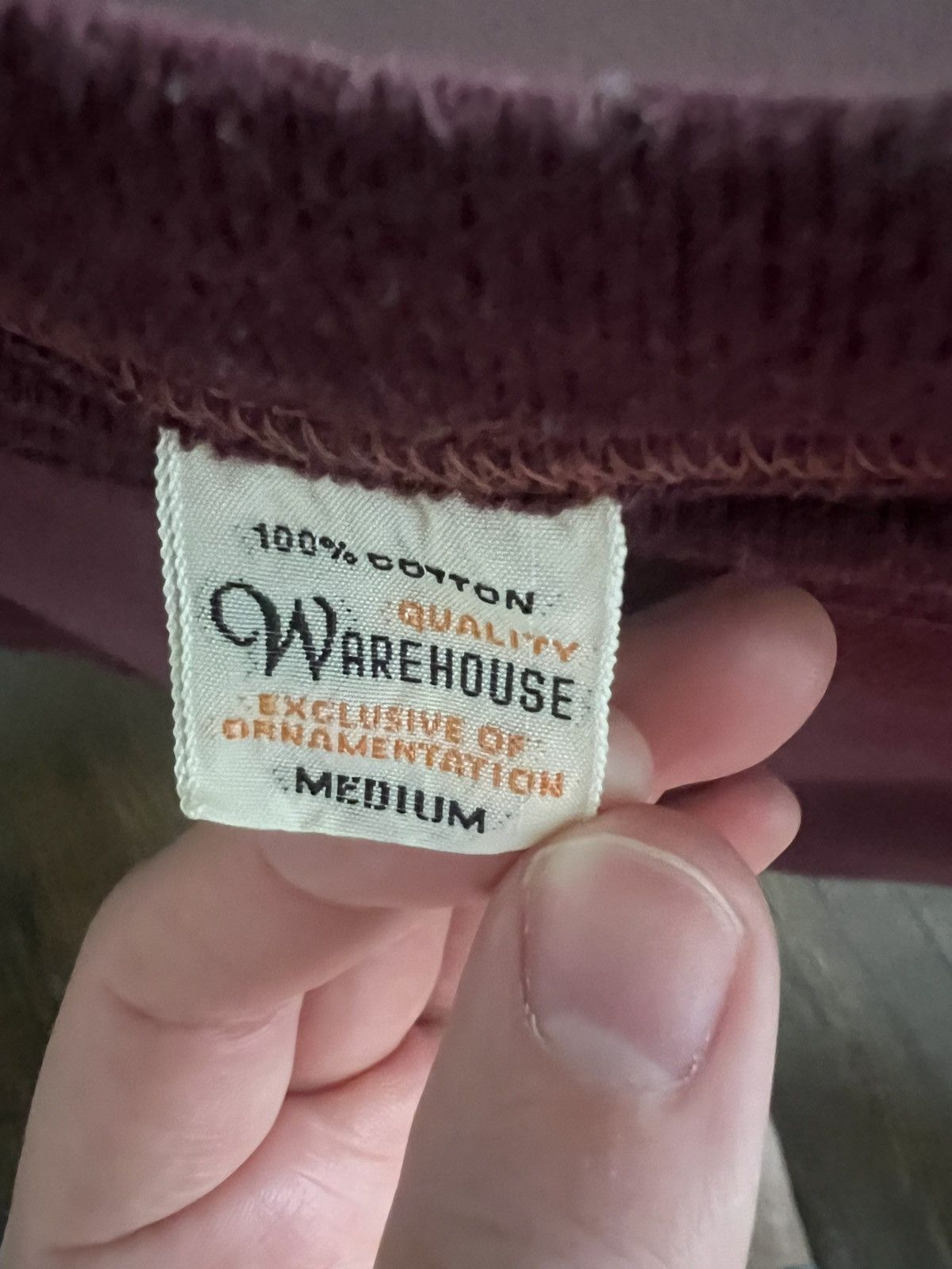 Warehouse & Co. Burgundy 4601 Size US M / EU 48-50 / 2 - 3 Thumbnail