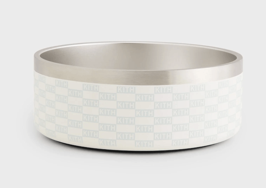 Kith Kith for wagwear Metal Dog Bowl - White Size ONE SIZE - 4 Thumbnail