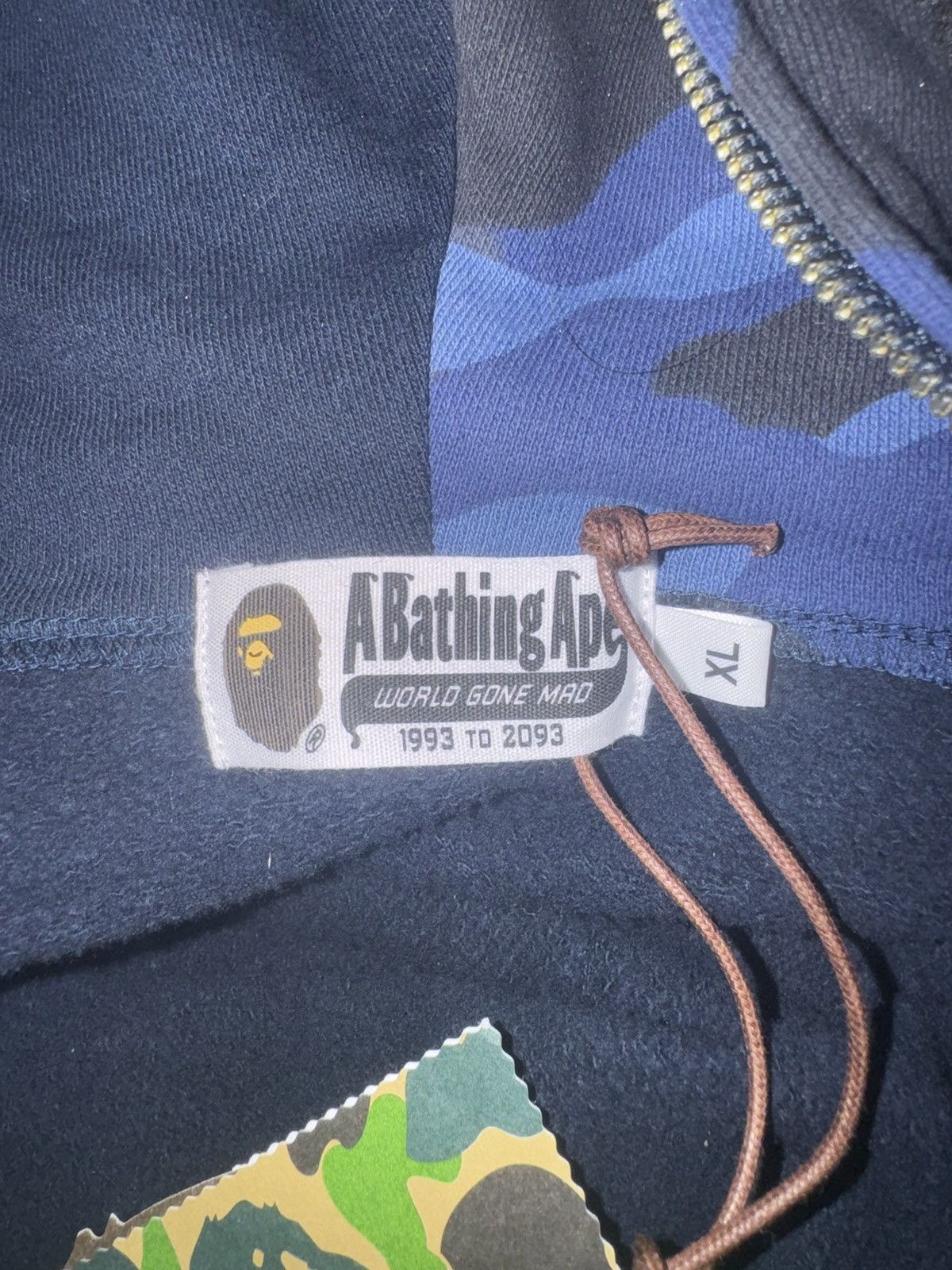 Bape Color Camo Shark Full Zip Hoodie Size US XL / EU 56 / 4 - 8 Thumbnail