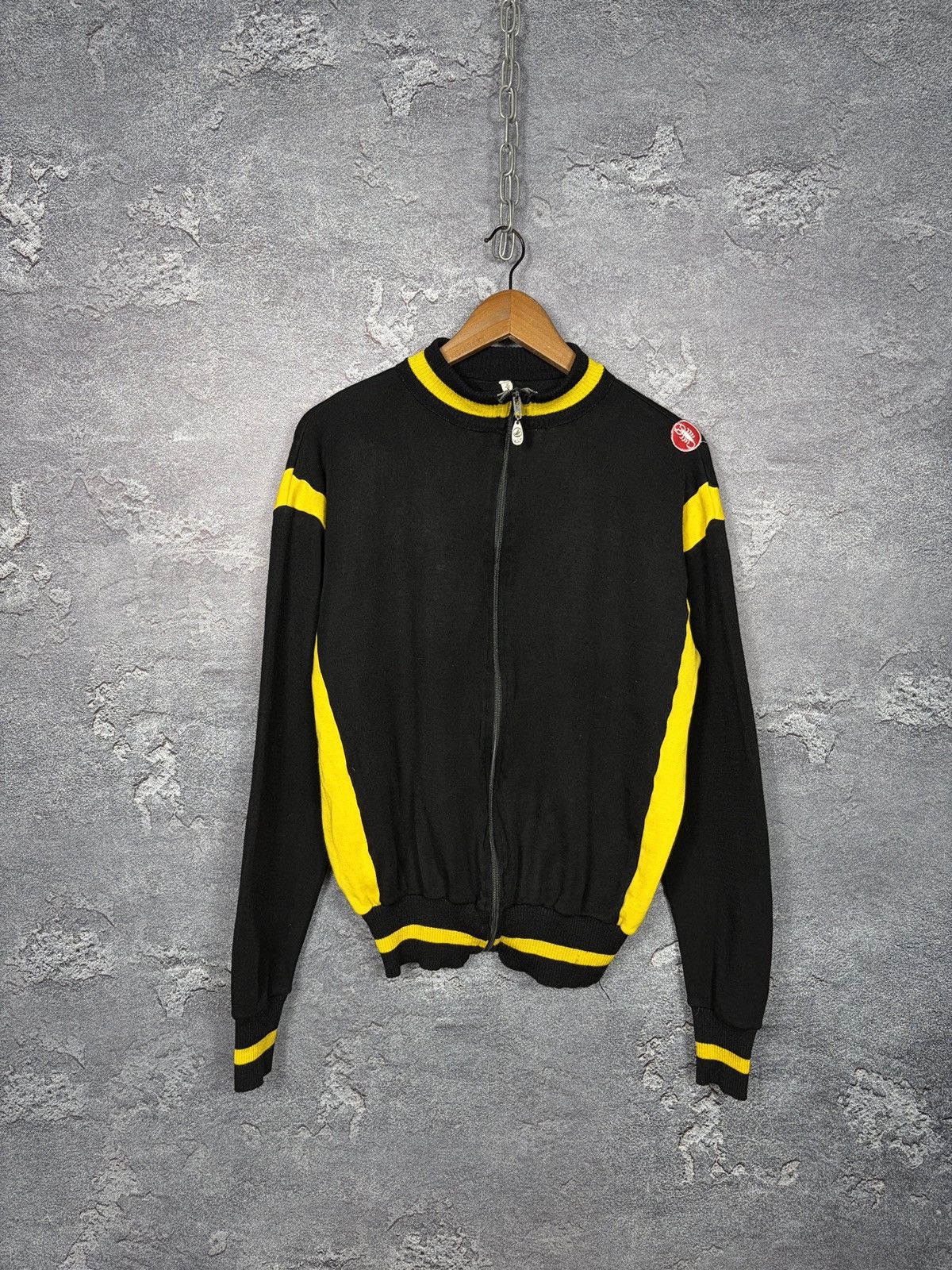 Vintage Rare Vintage Castelli 100% Wool Cycling Jersey Zip Top Size US M / EU 48-50 / 2 - 1 Thumbnail