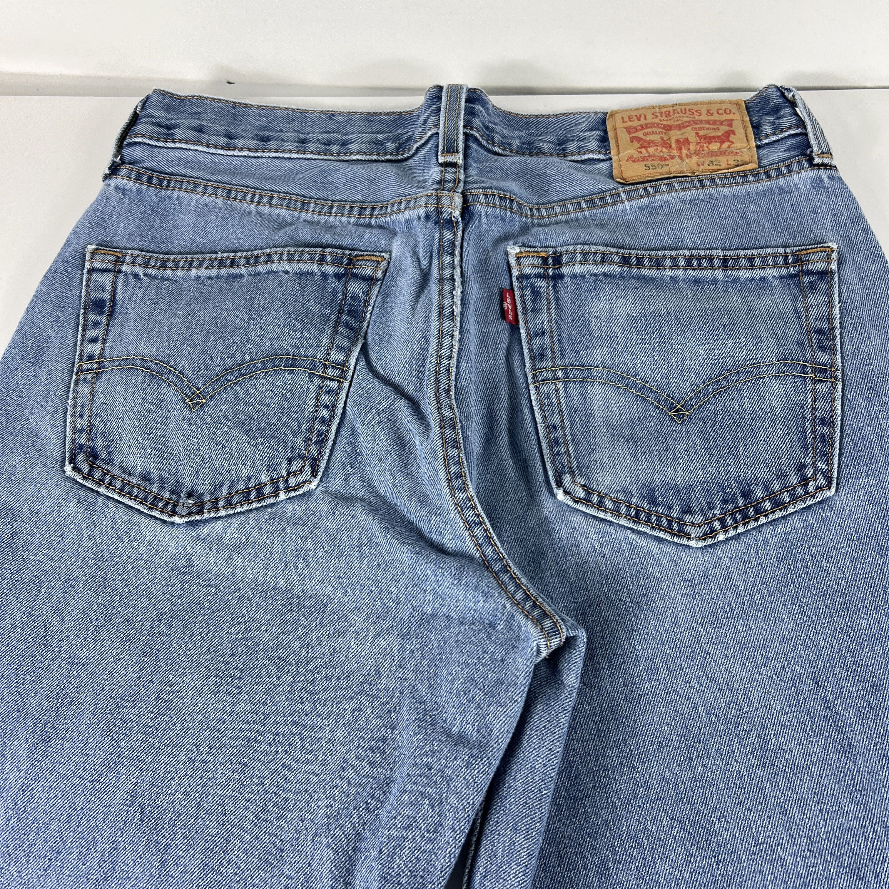 Levi's Levi's Jeans 550 Relaxed Straight Blue Faded Denim Size US 32 / EU 48 - 11 Thumbnail