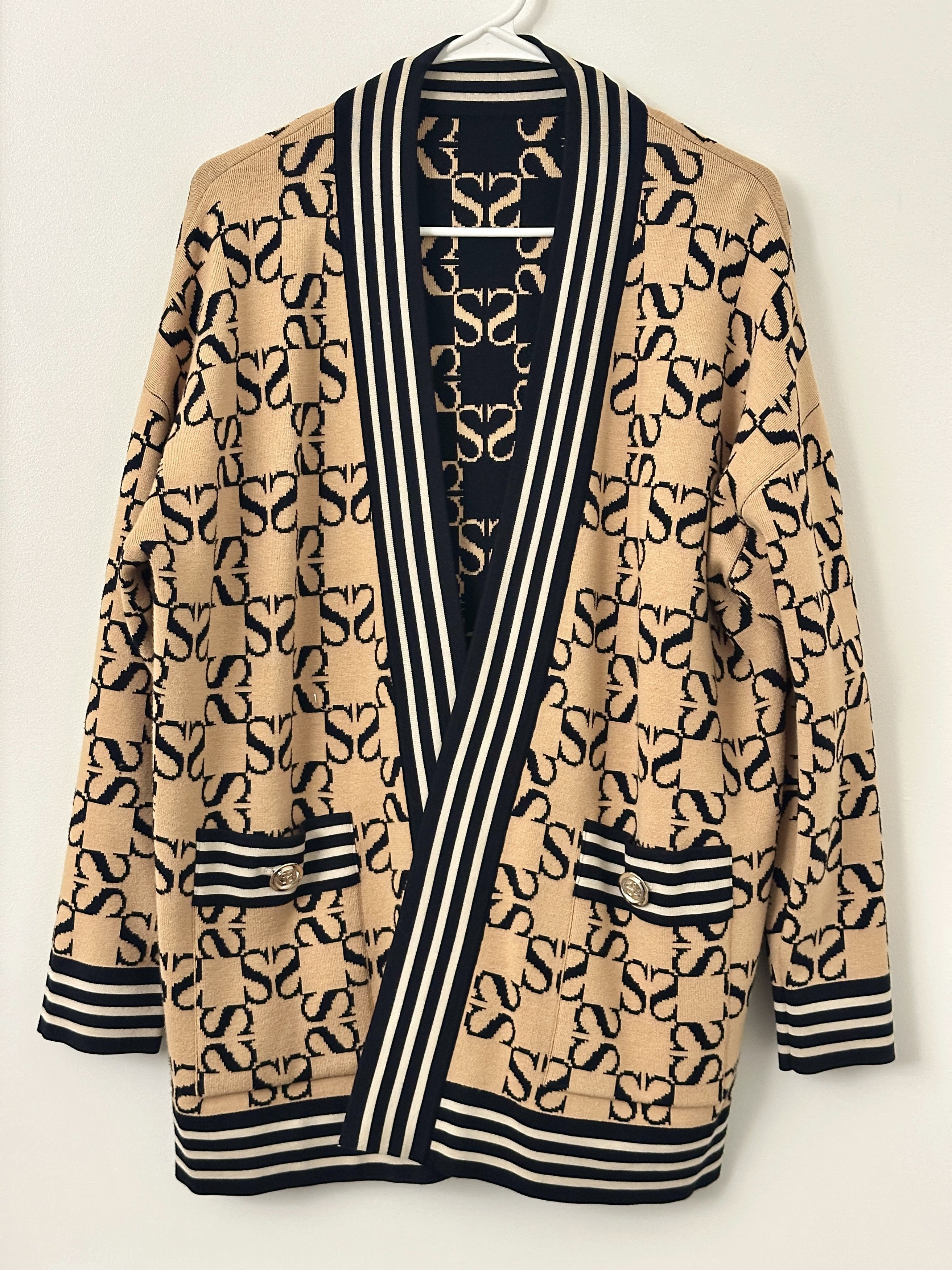 Sandro Sandro S Logo Reversible Cardigan Jacket Size 1 Size S / US 4 / IT 40 - 2 Thumbnail