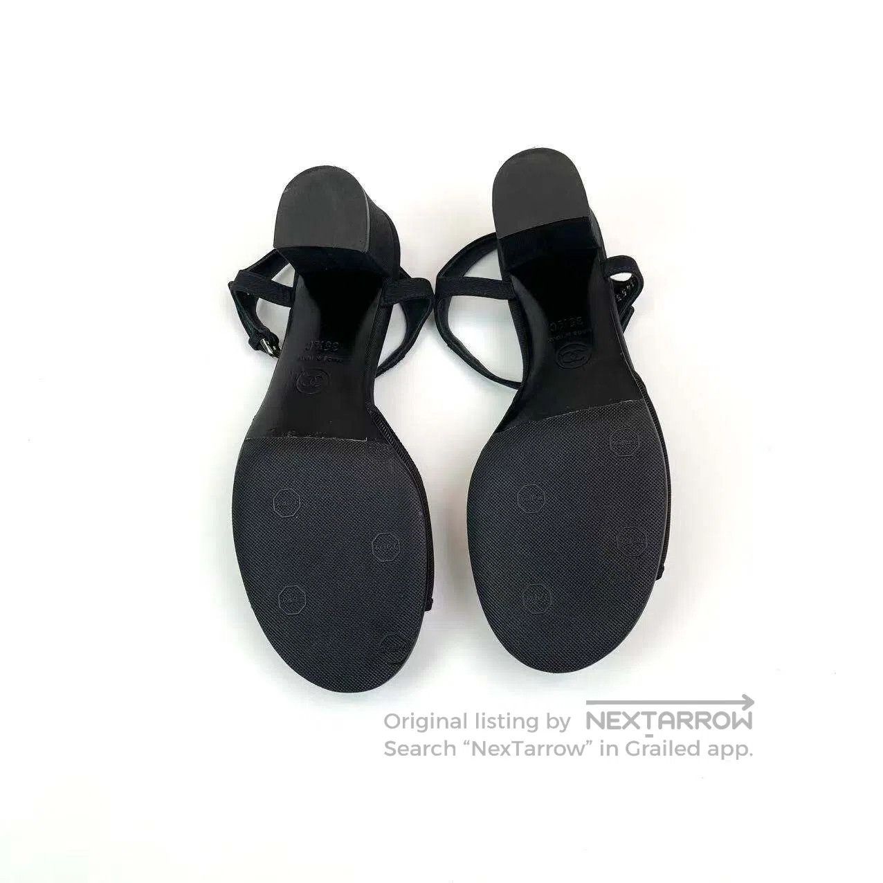 Other Chanel Camellia double C logo thick-heeled sandals| Size US 5 / IT 35 - 6 Thumbnail