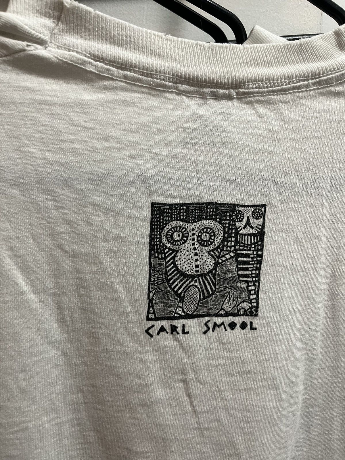 Vintage Vintage 1989 Corporate Heads Carl Smool White T-Shirt Size US L / EU 52-54 / 3 - 6 Thumbnail